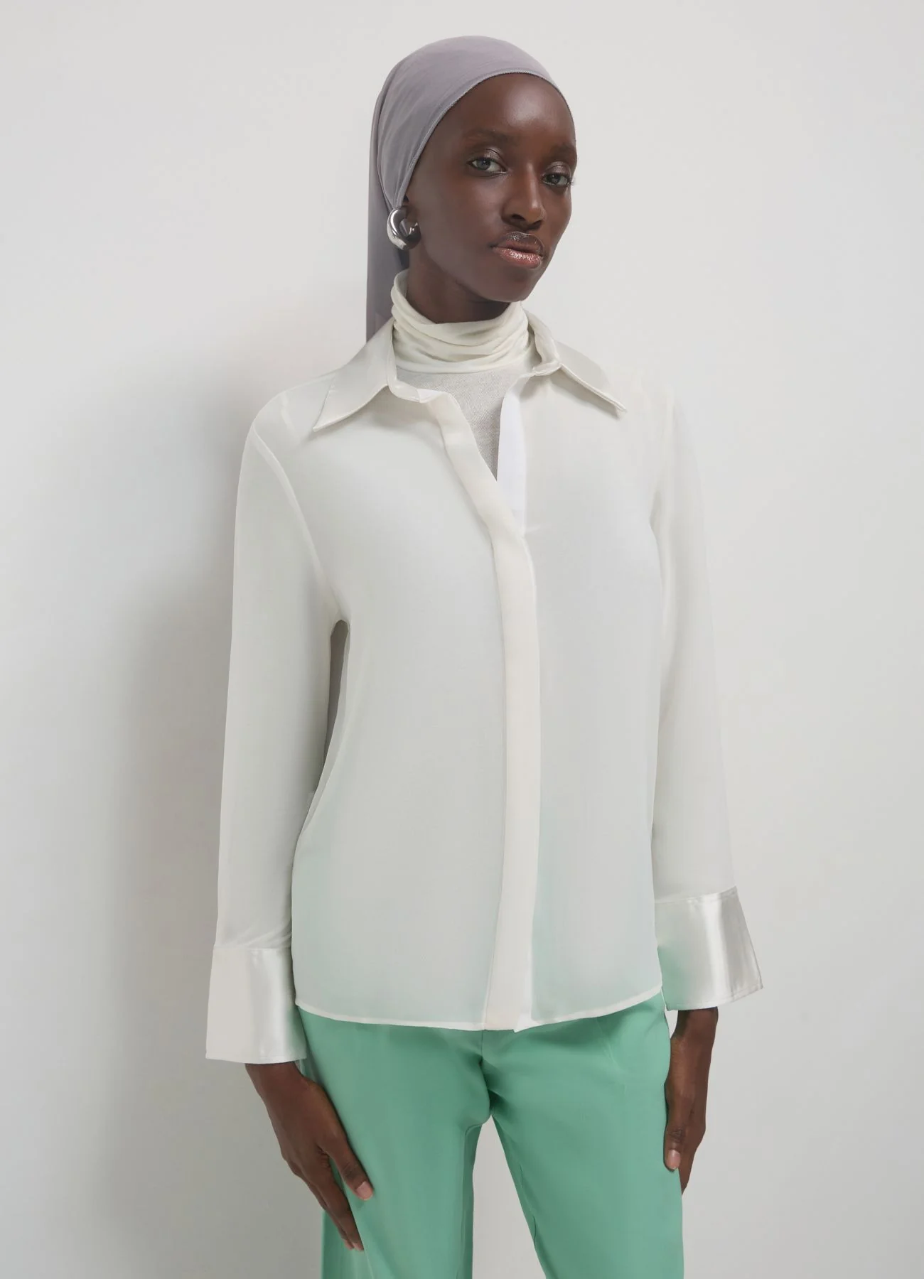 Camicia con trasparenze - Image 3