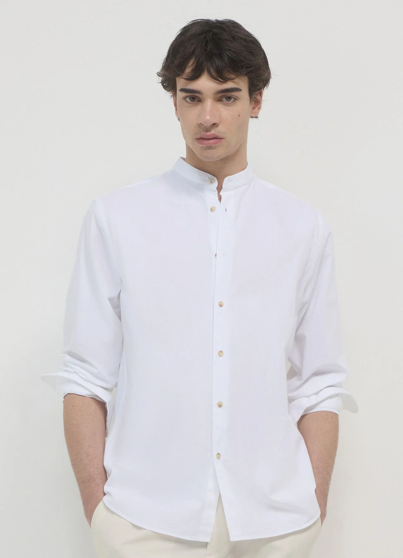 Camicia coreana a coste - Image 2