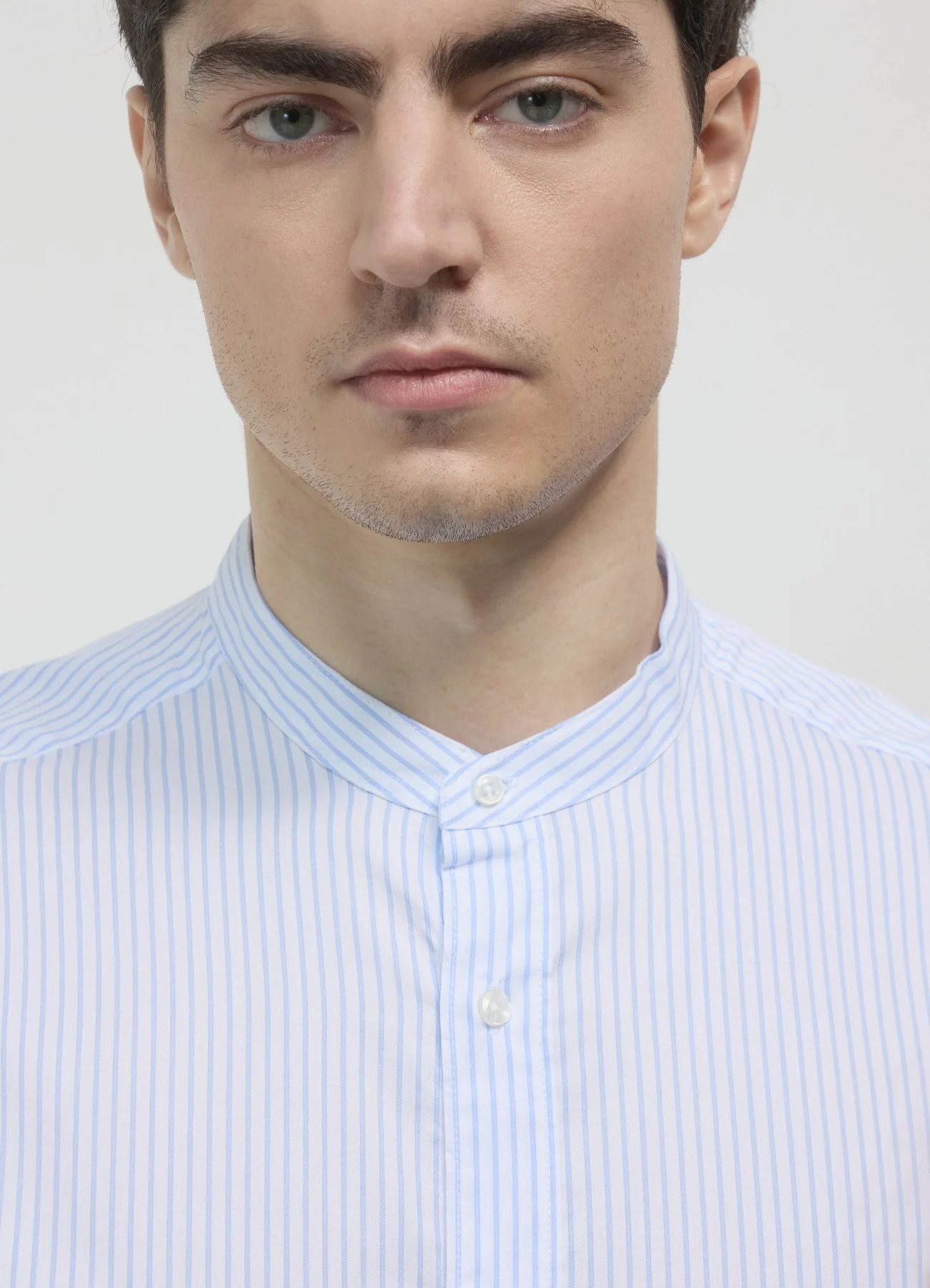 Camicia coreana a righe