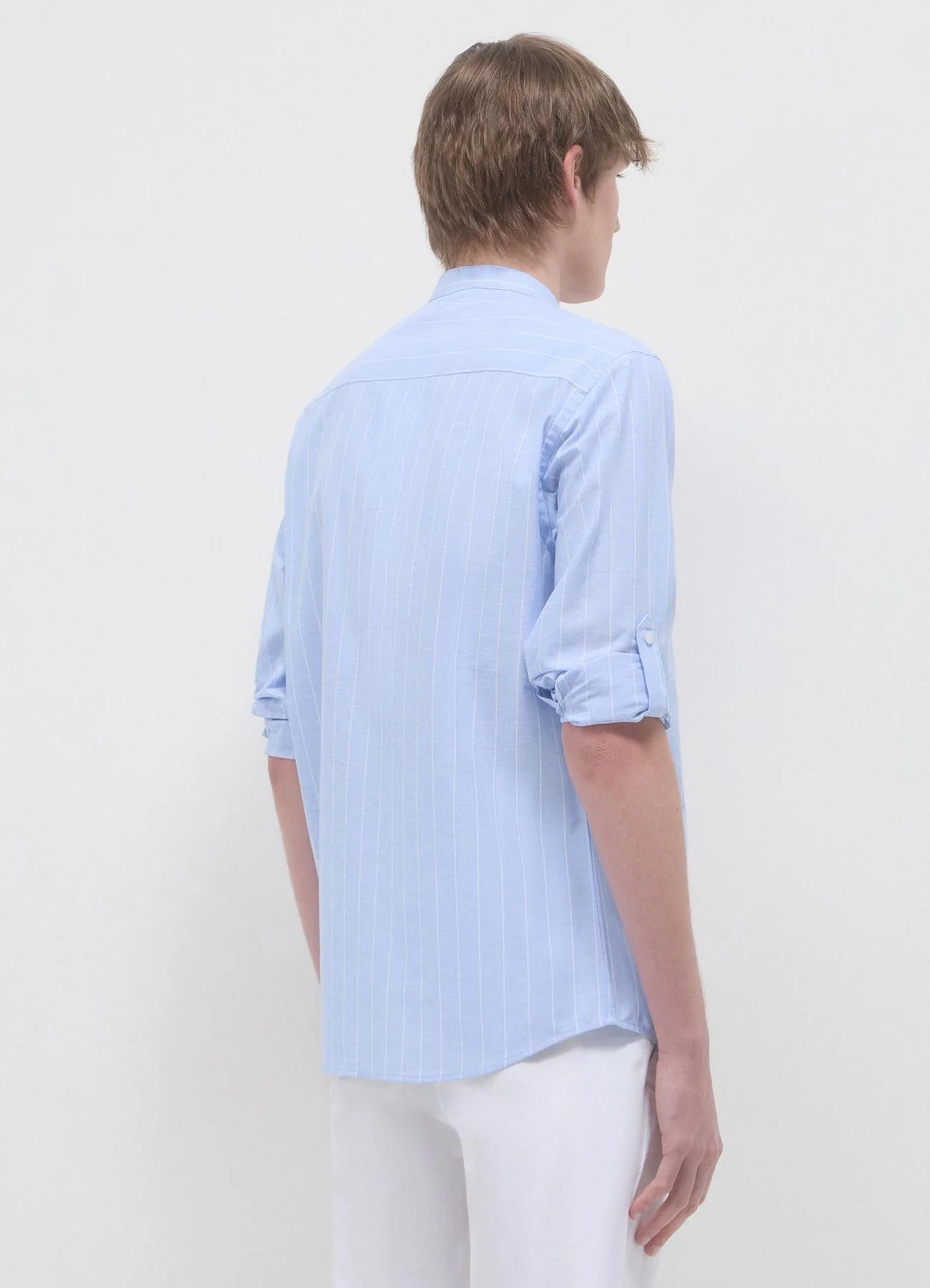 Camicia coreana a righe - Image 4