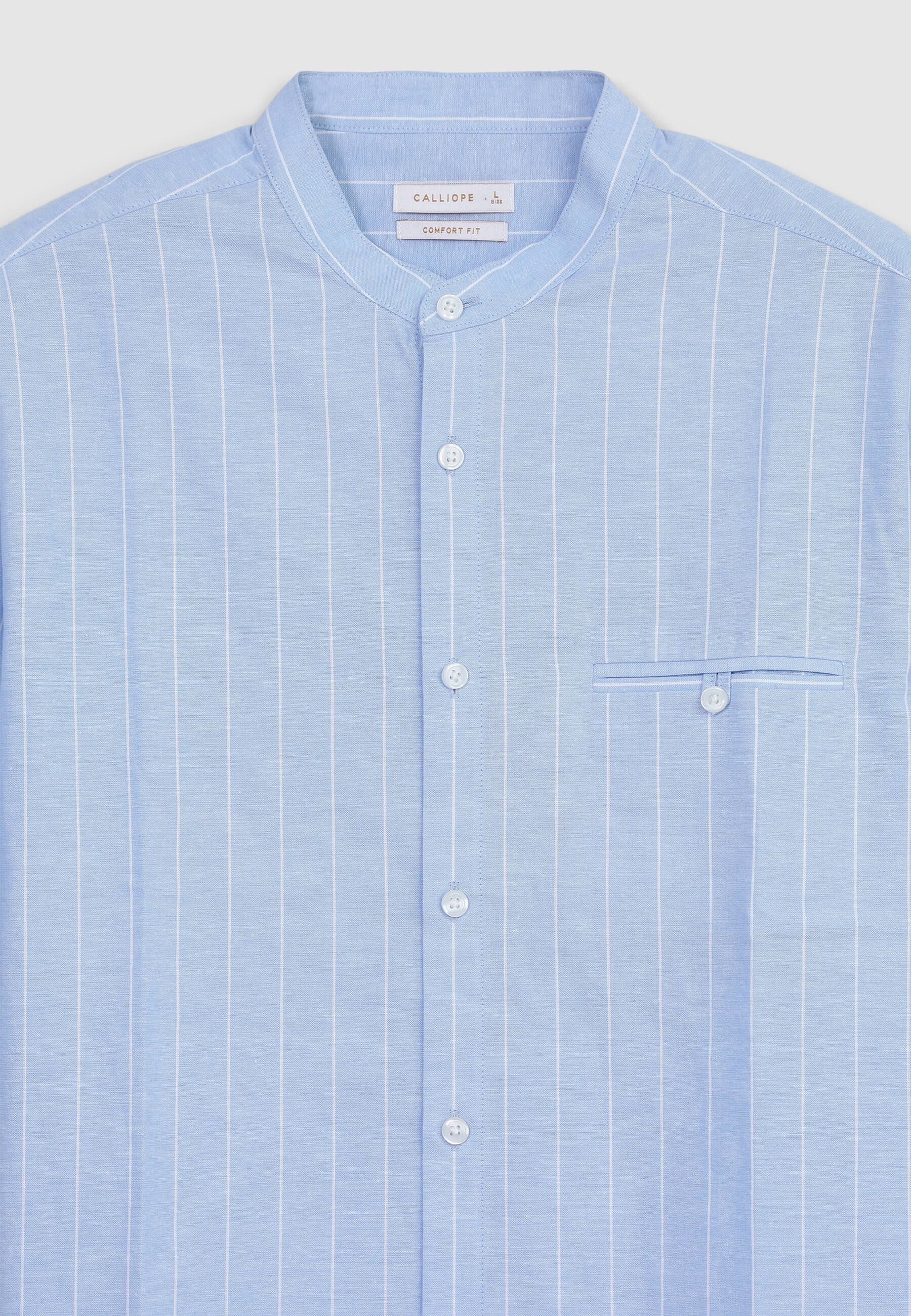 Camicia coreana a righe - Image 6
