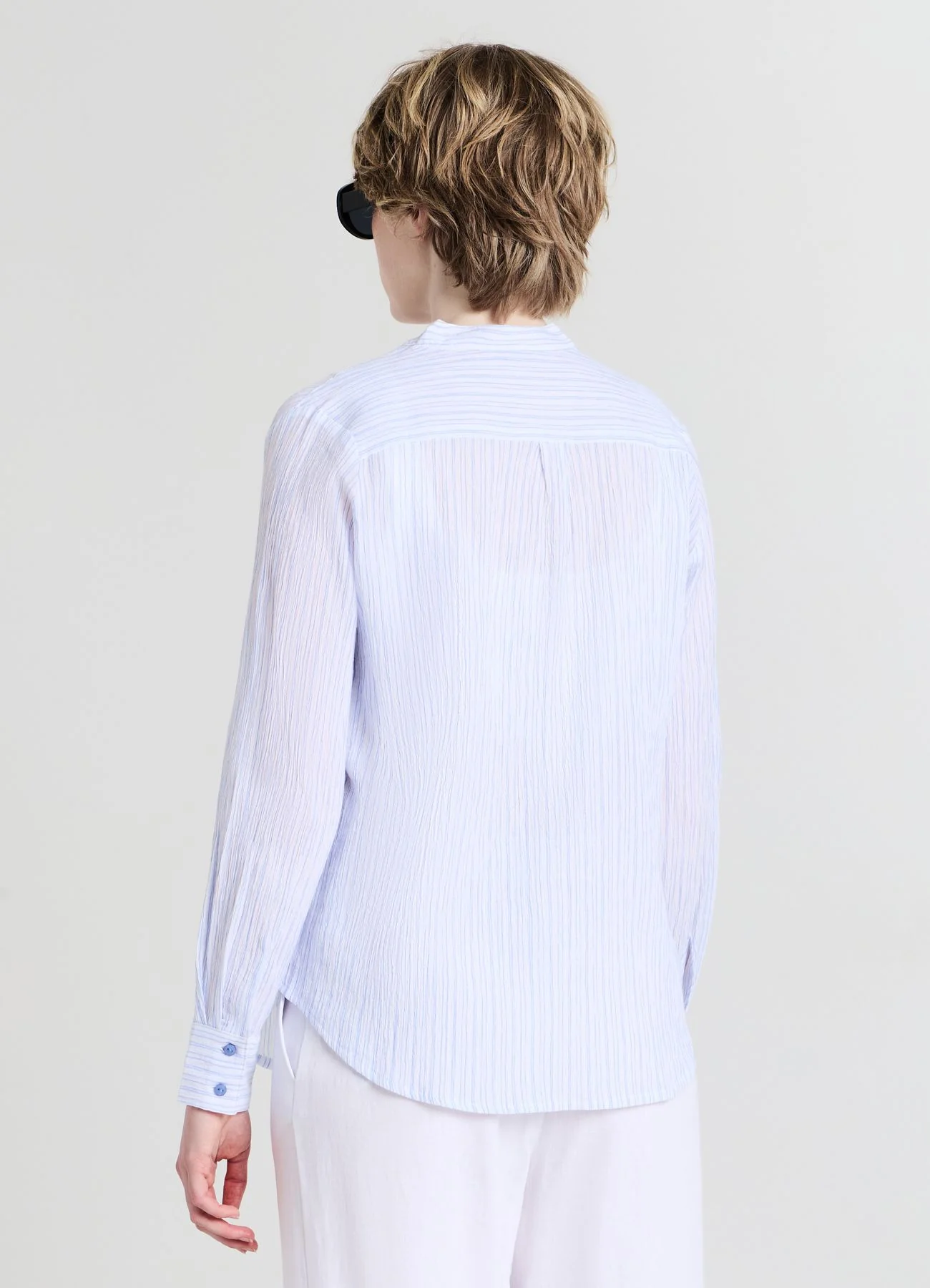 Camicia coreana a righe