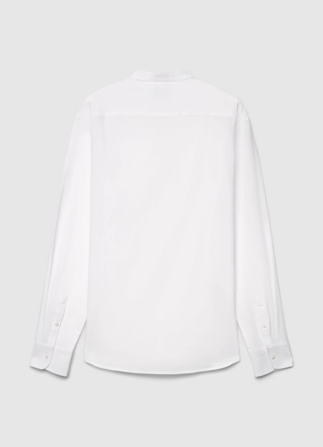 Camicia coreana a tinta unita - Image 5