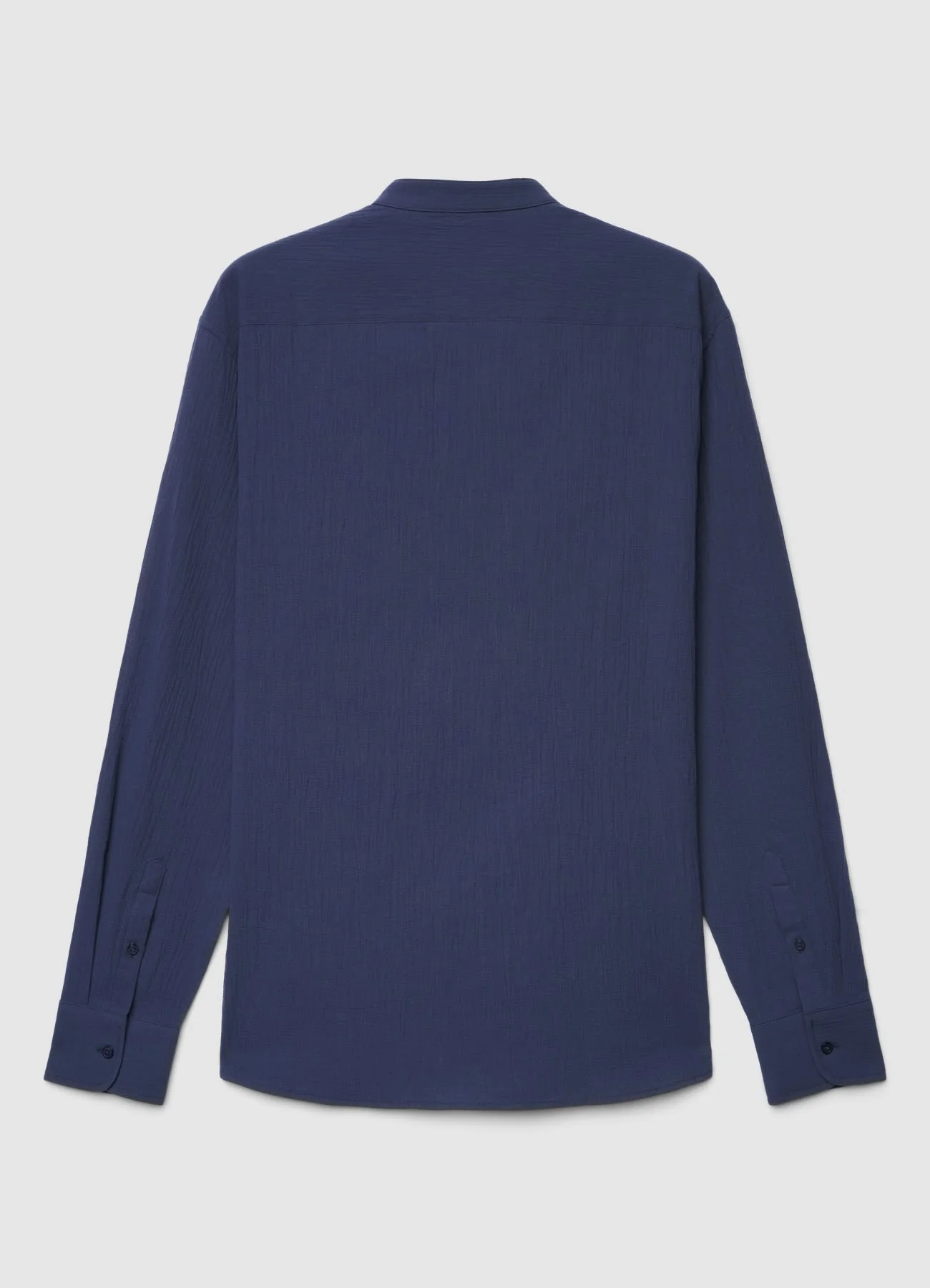 Camicia coreana a tinta unita - Image 4