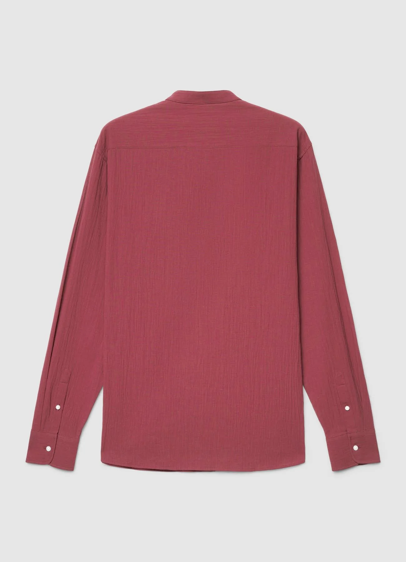 Camicia coreana a tinta unita - Image 4