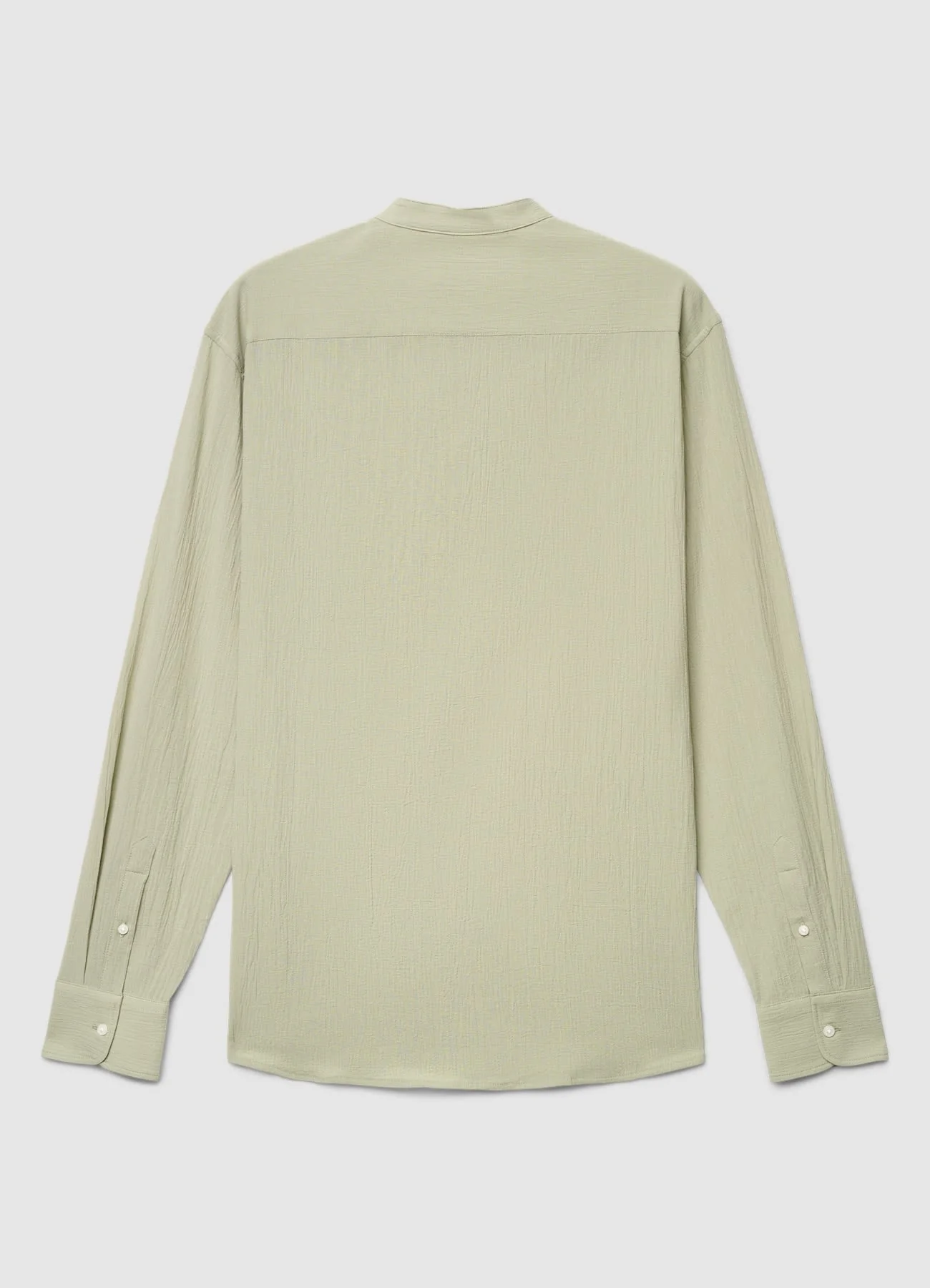 Camicia coreana a tinta unita - Image 5