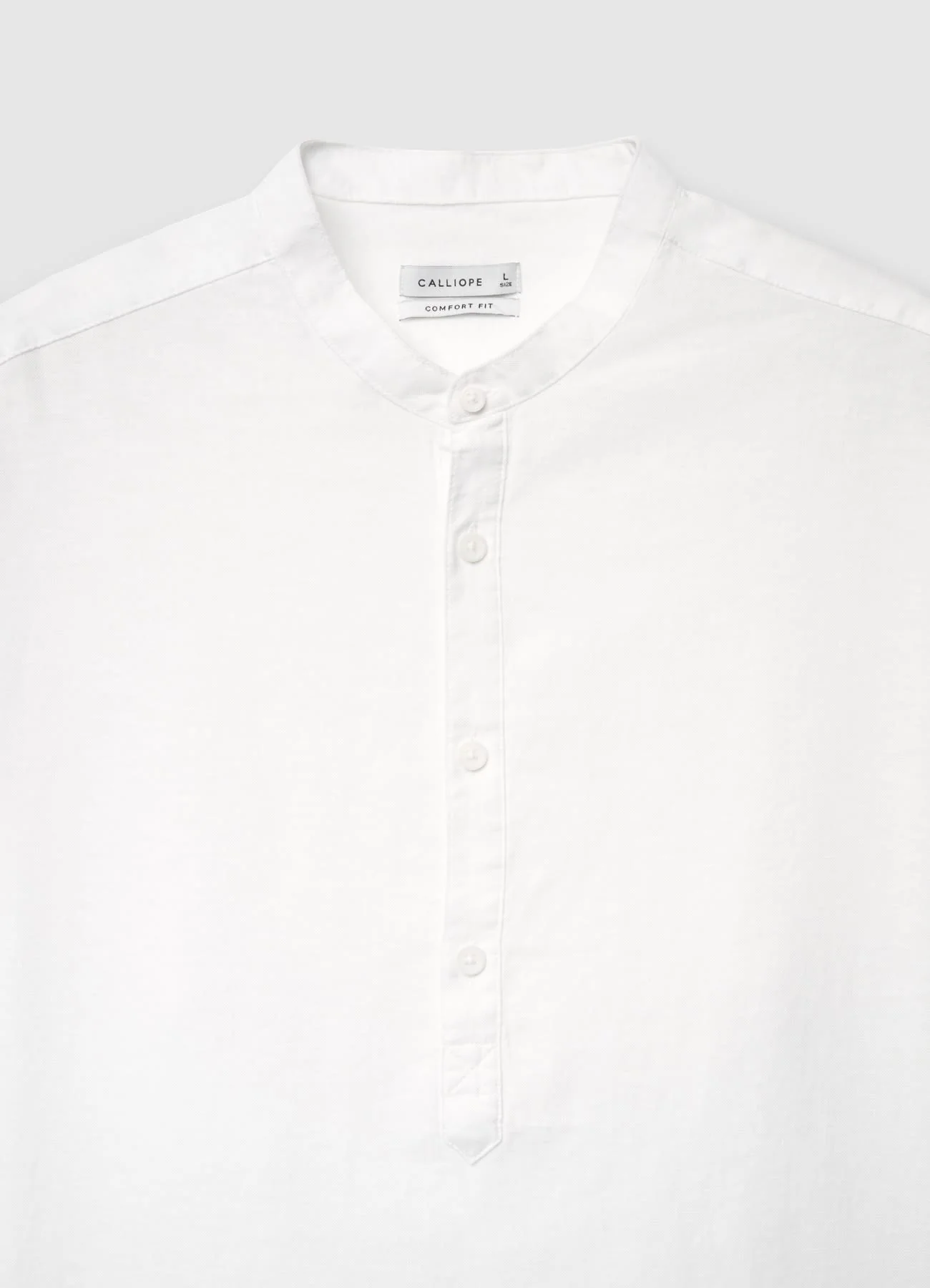 Camicia coreana con mezza abbottonatura - Image 5