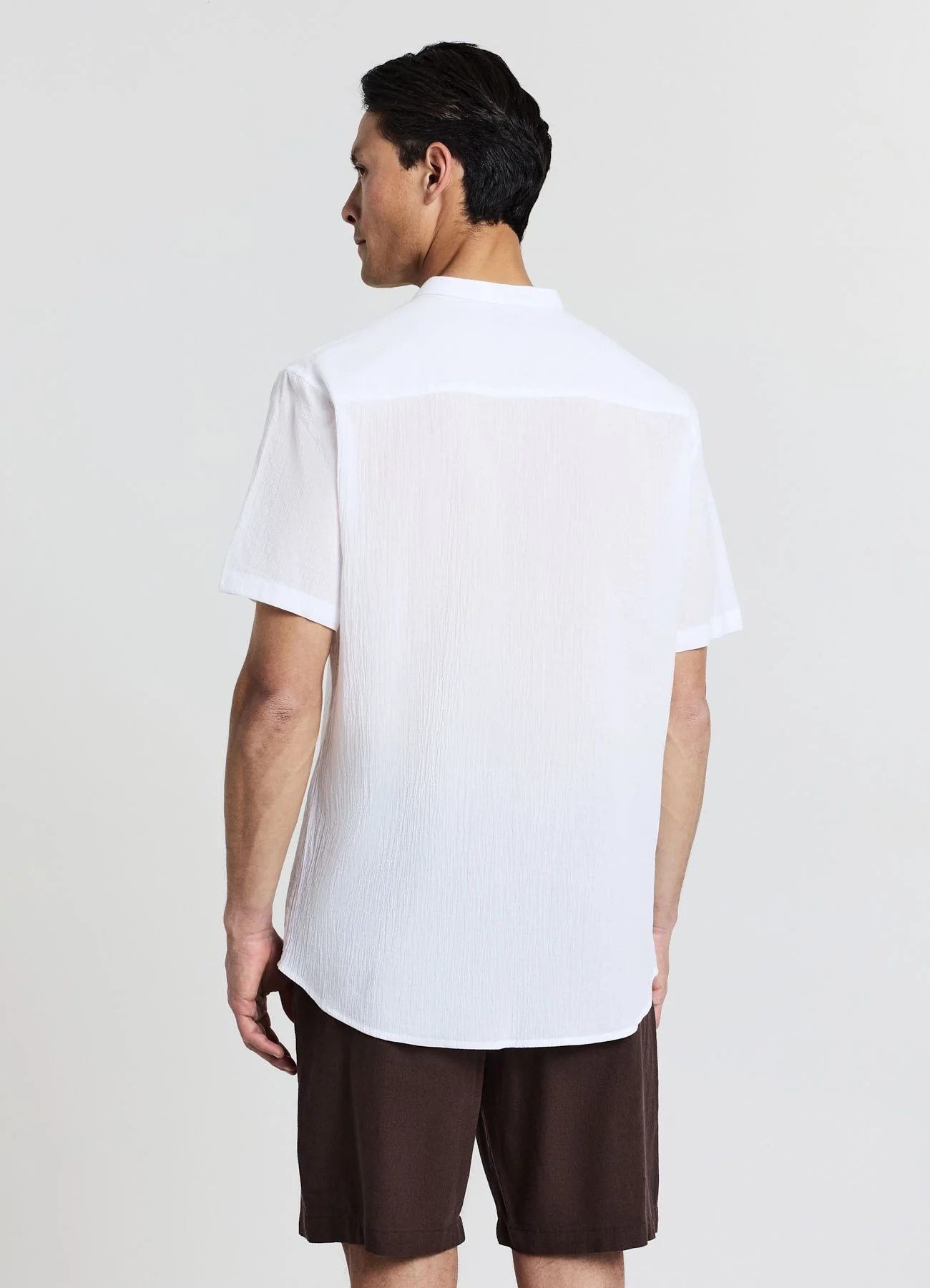 Camicia coreana cotone crinkle - Image 2