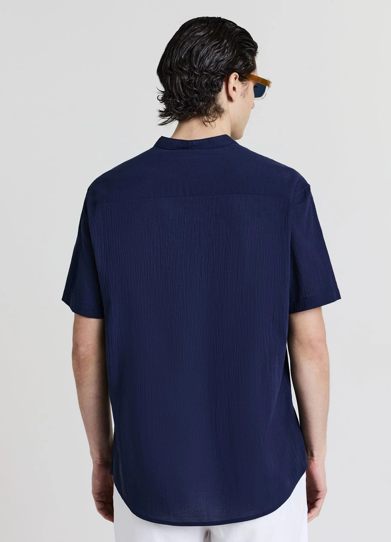 Camicia coreana cotone crinkle - Image 3