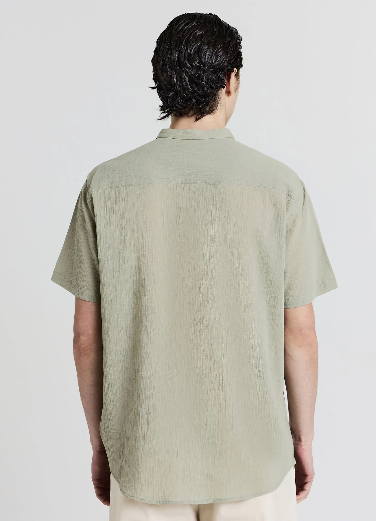 Camicia coreana cotone crinkle - Image 2