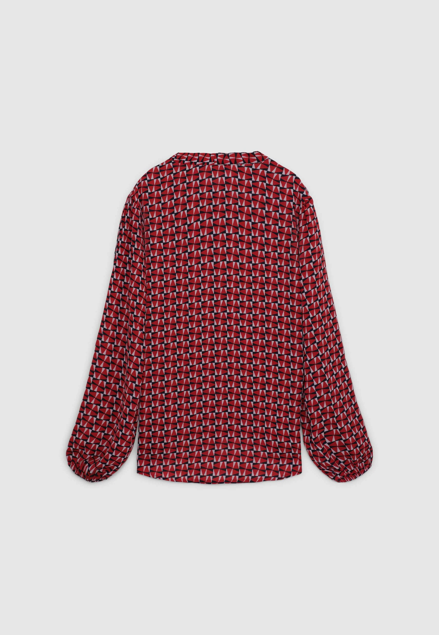 Camicia coreana fantasia con cravattino - Image 5