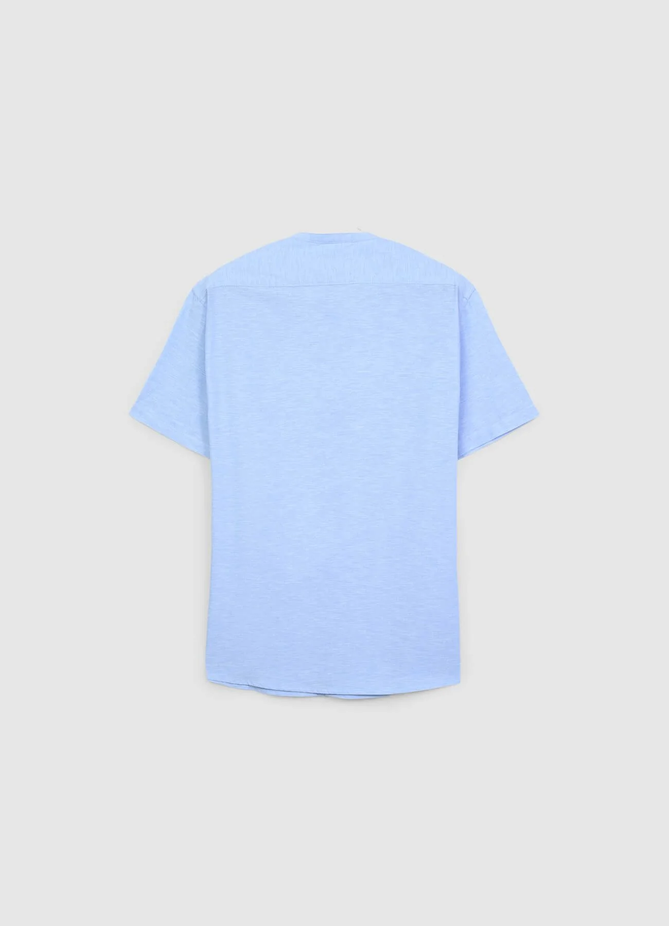 Camicia coreana misto lino - Image 5