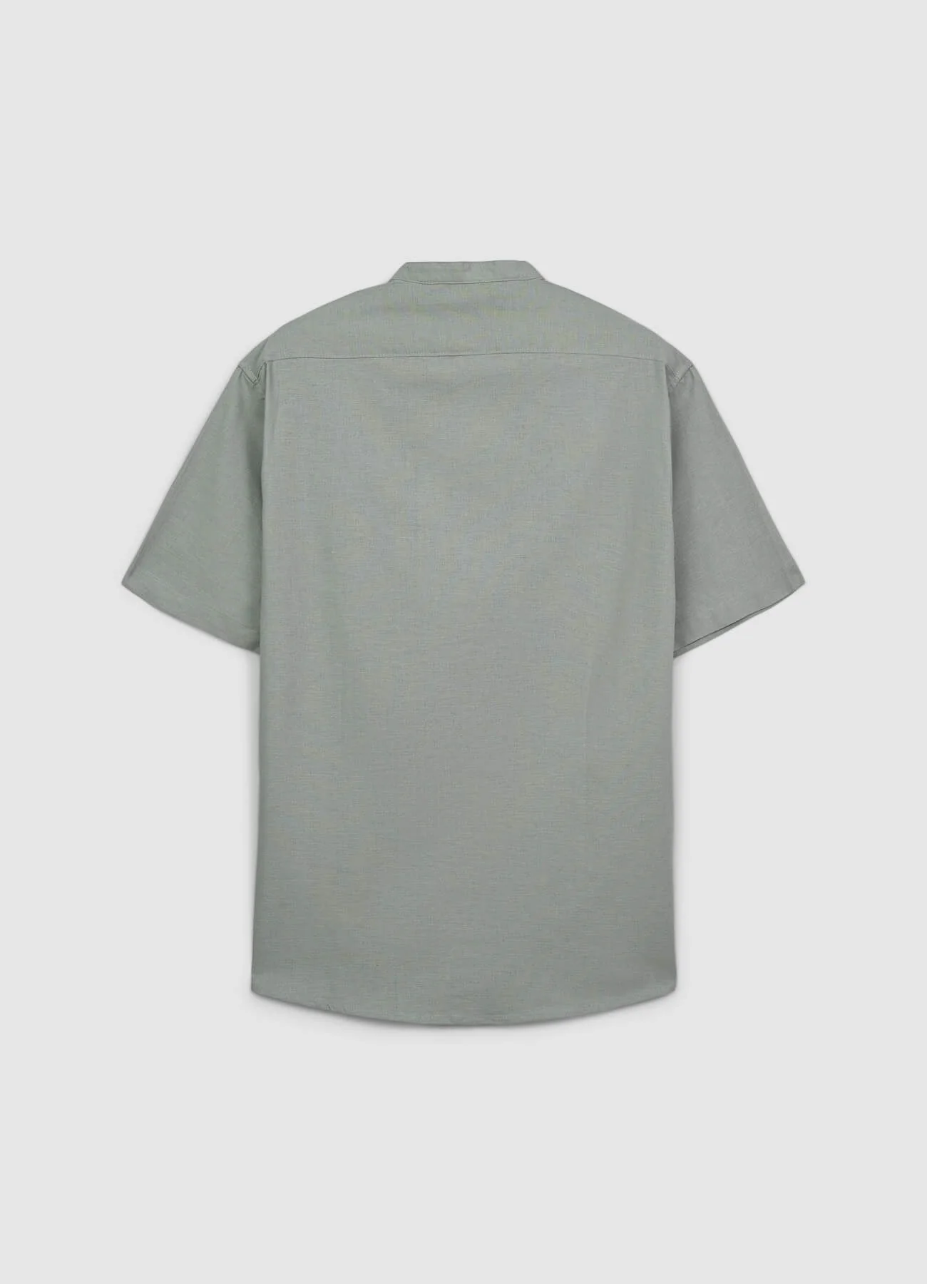 Camicia coreana misto lino - Image 5