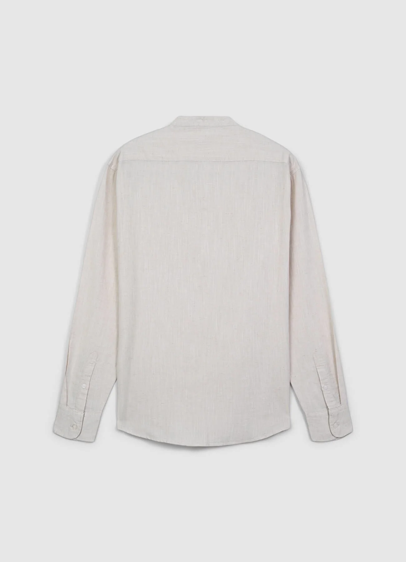 Camicia coreana misto lino - Image 6
