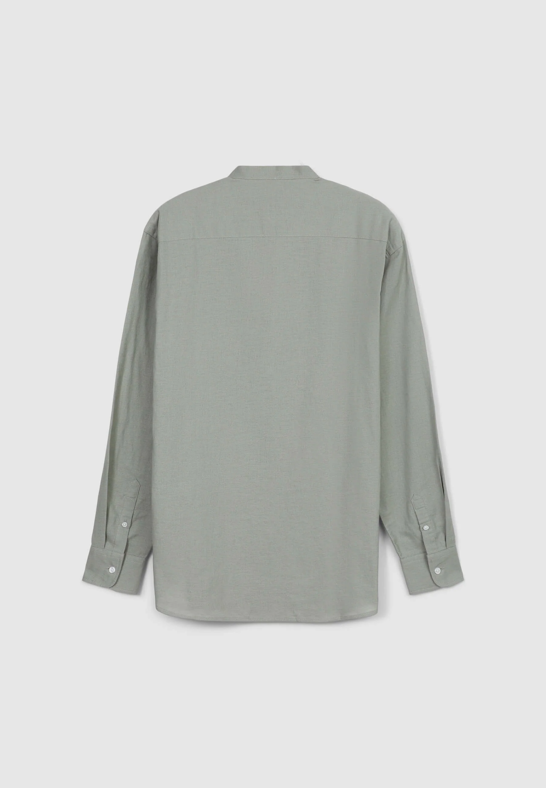 Camicia coreana misto lino - Image 6