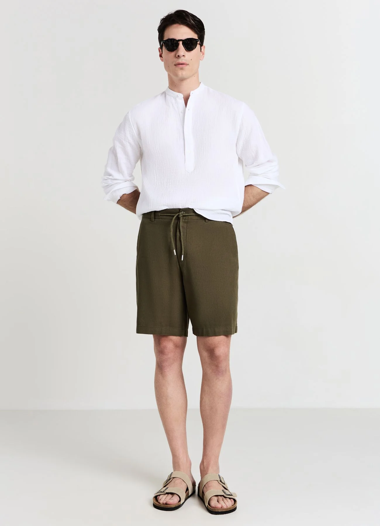 Camicia coreana tessuto goffrato - Image 2
