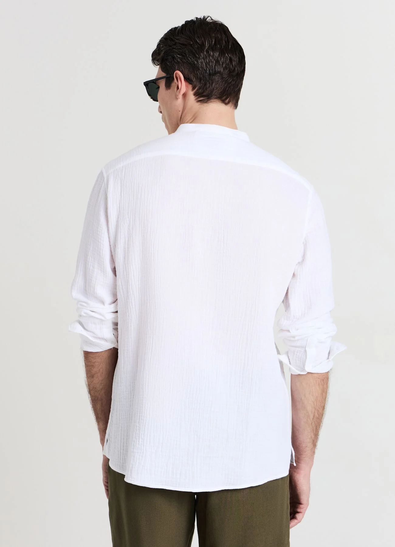 Camicia coreana tessuto goffrato - Image 3