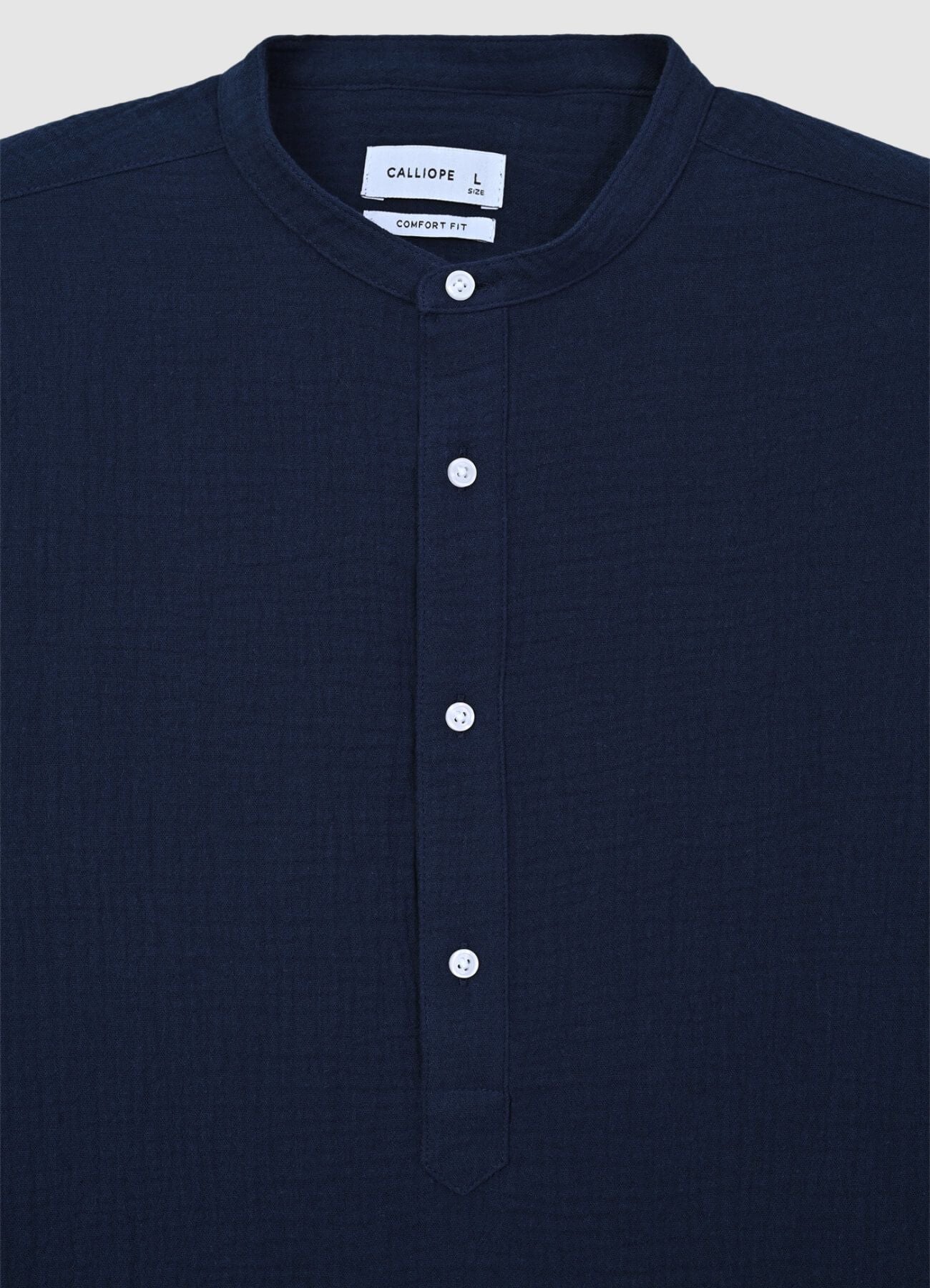 Camicia coreana tessuto goffrato - Image 6