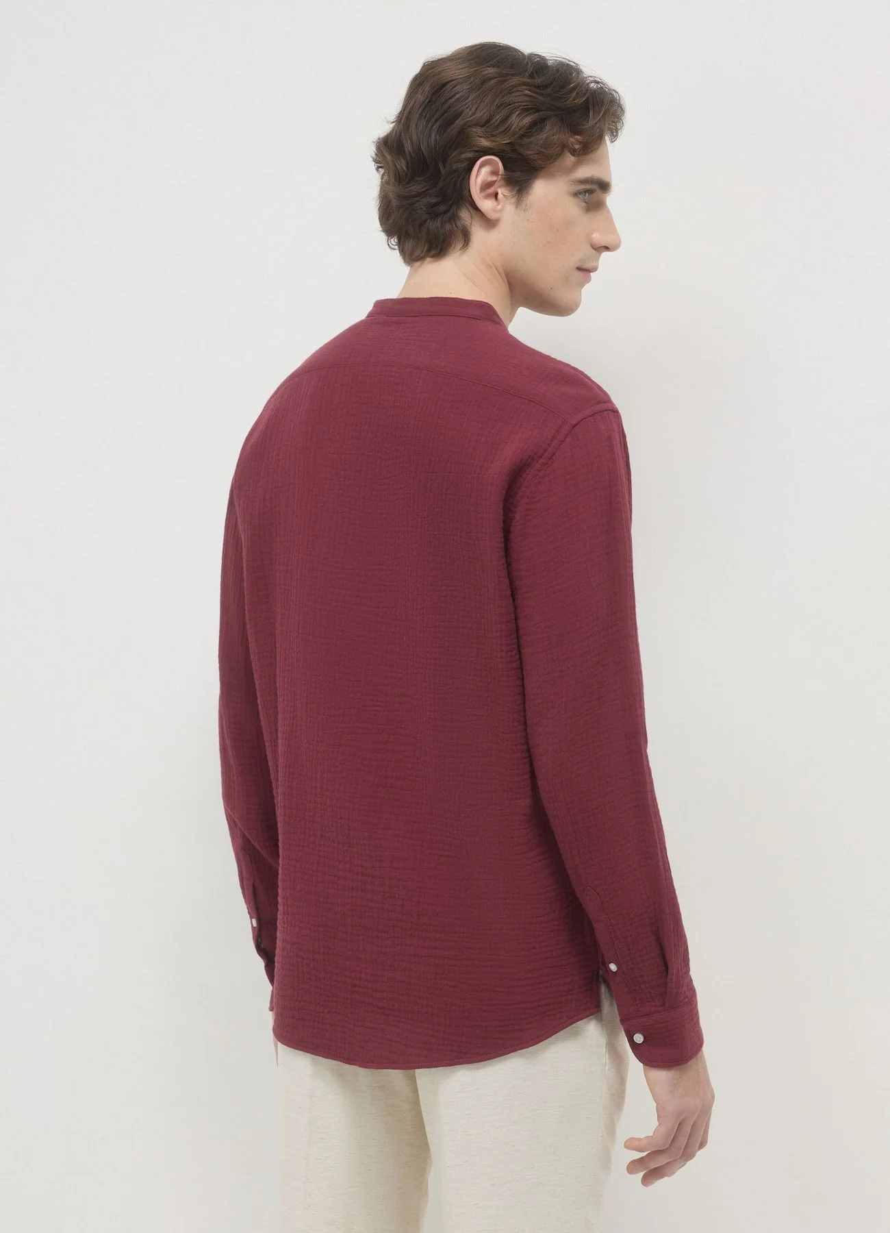 Camicia coreana tessuto goffrato - Image 2