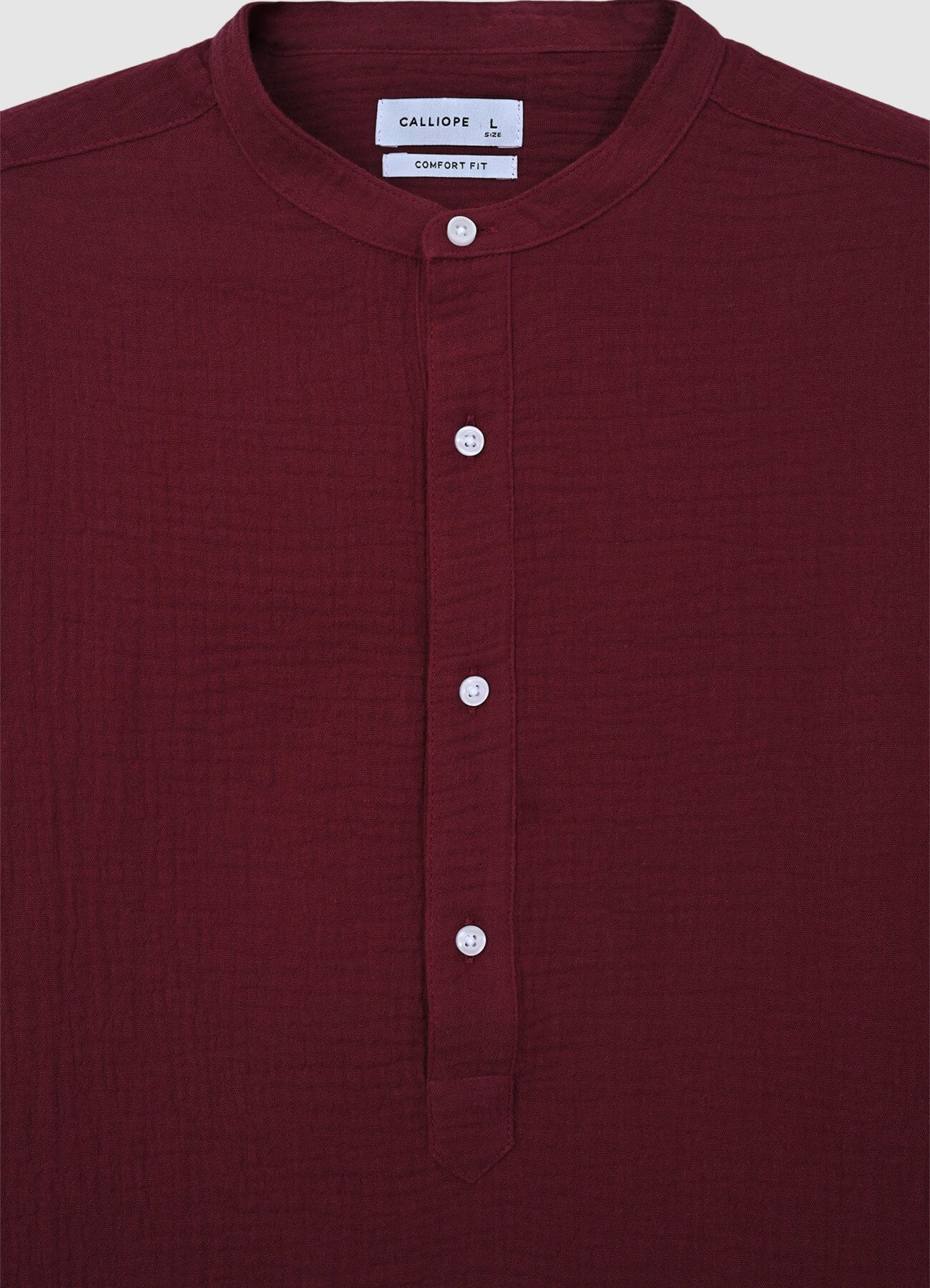 Camicia coreana tessuto goffrato - Image 6