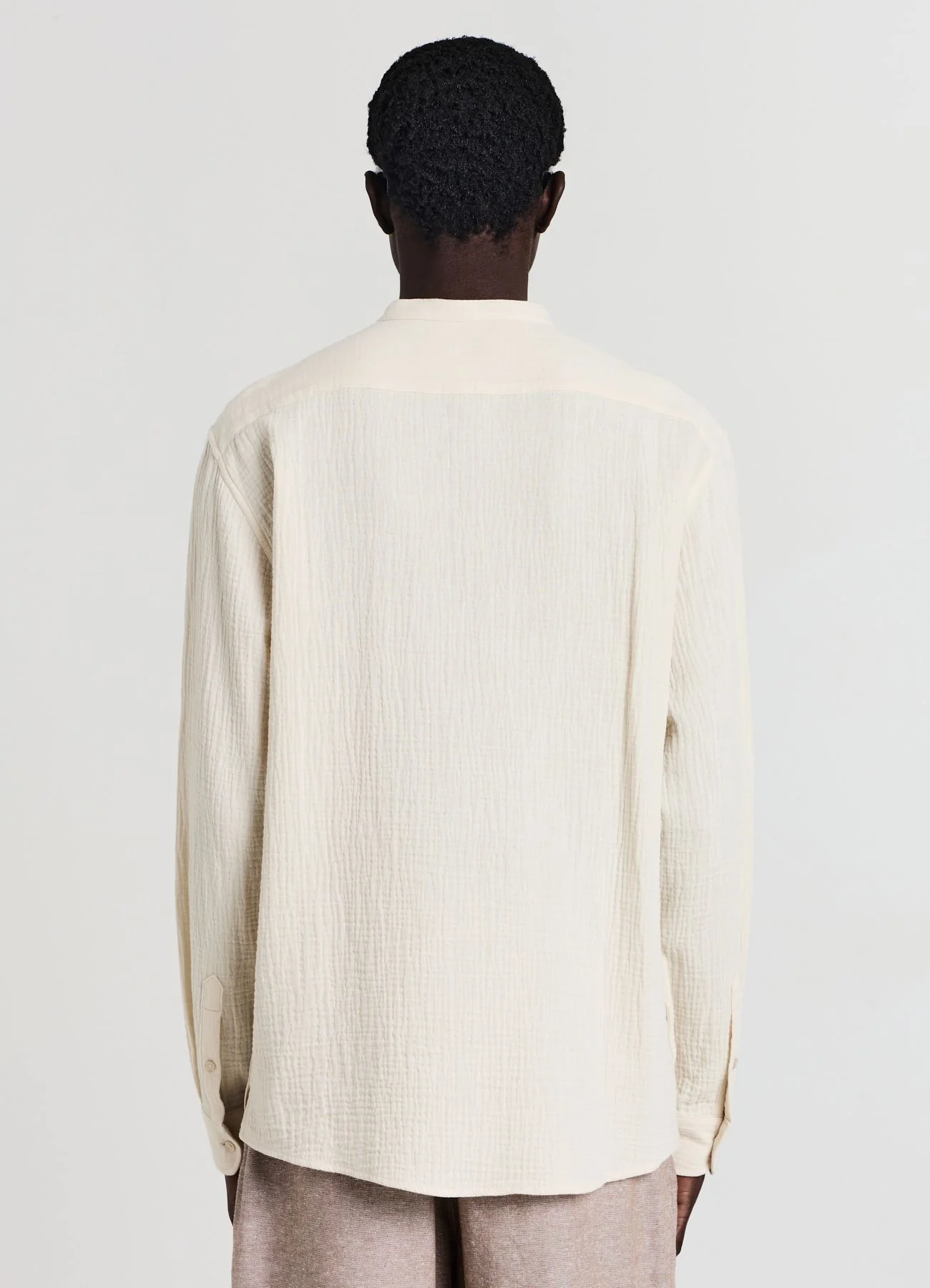Camicia coreana tessuto goffrato - Image 2
