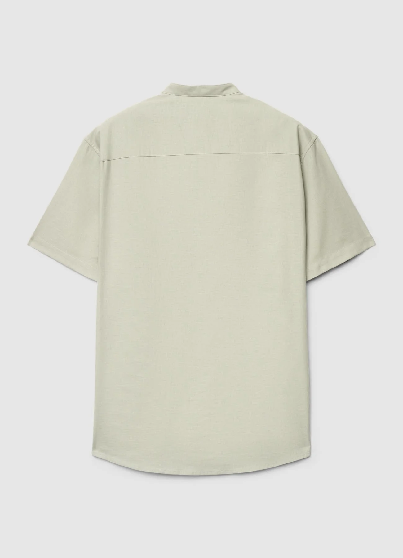 Camicia coreana tinta unita - Image 6