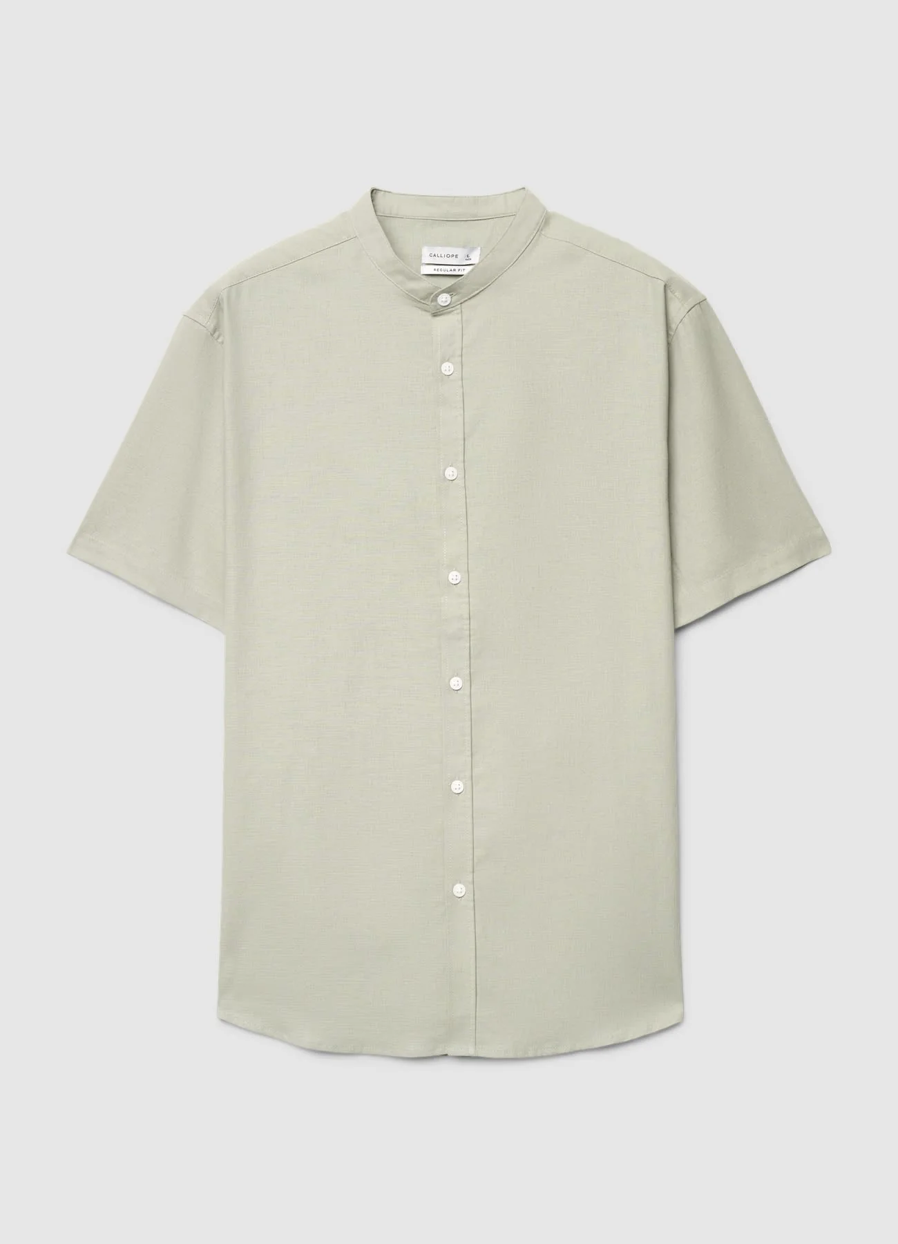 Camicia coreana tinta unita - Image 7