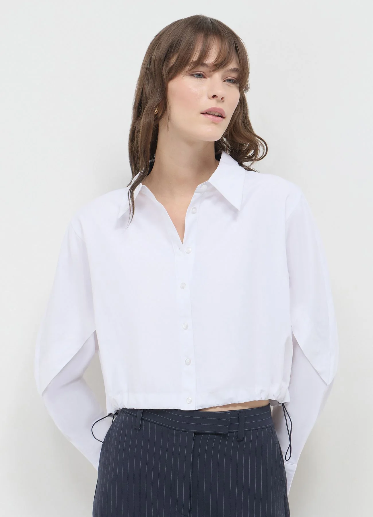 Camicia corta con coulisse - Image 2