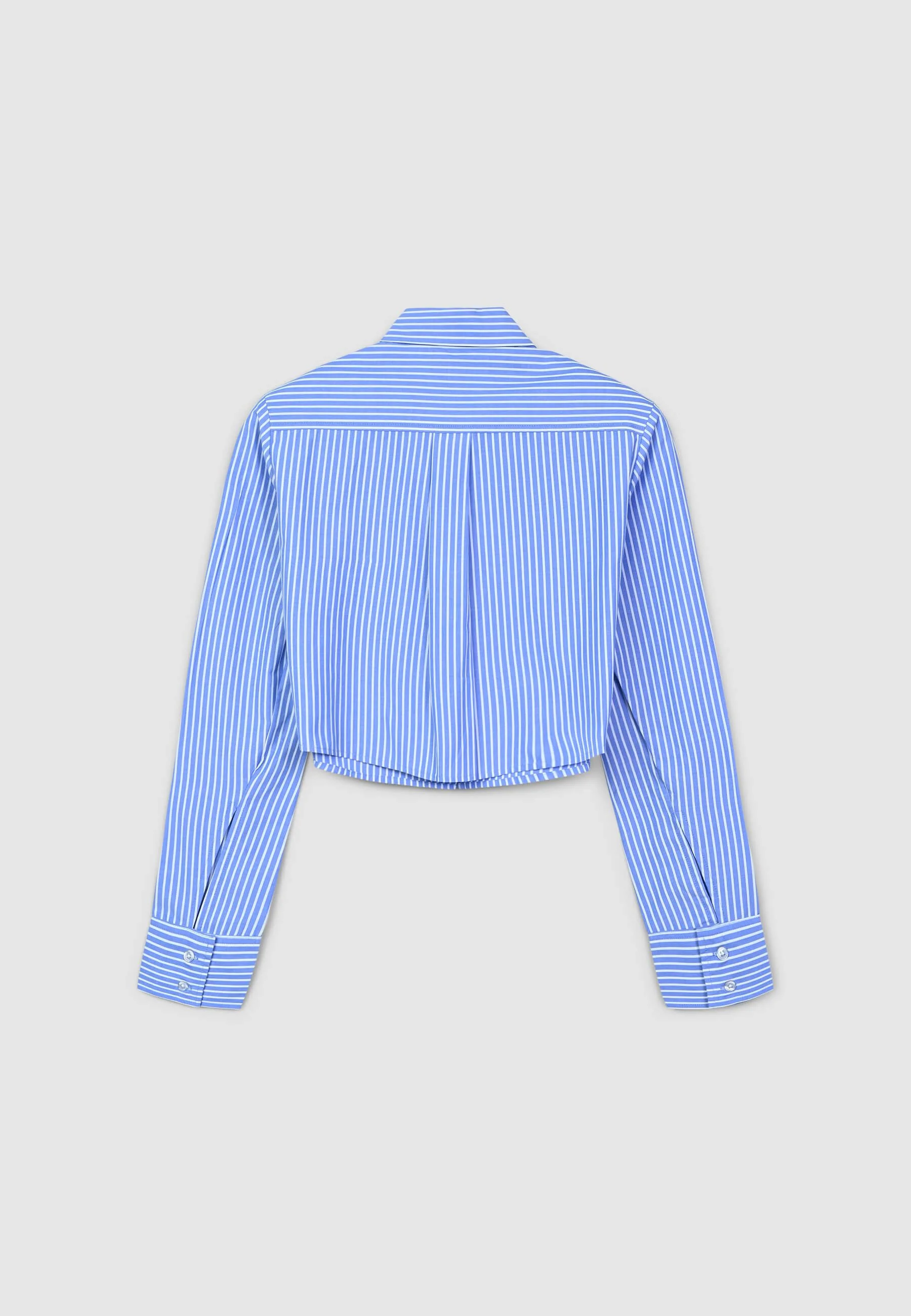 Camicia crop a righe - Image 6
