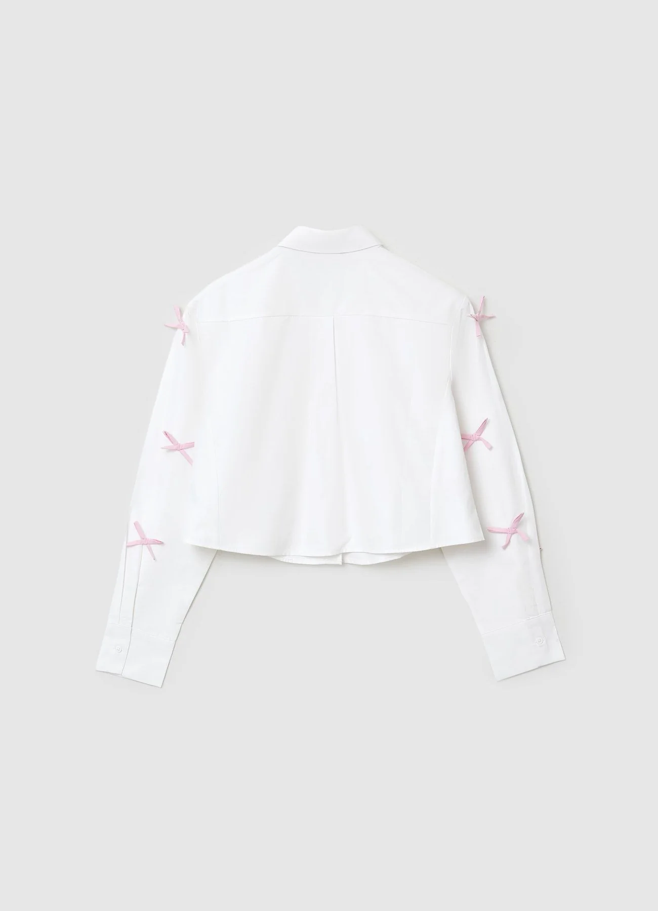 Camicia crop con fiocchi applicati - Image 4