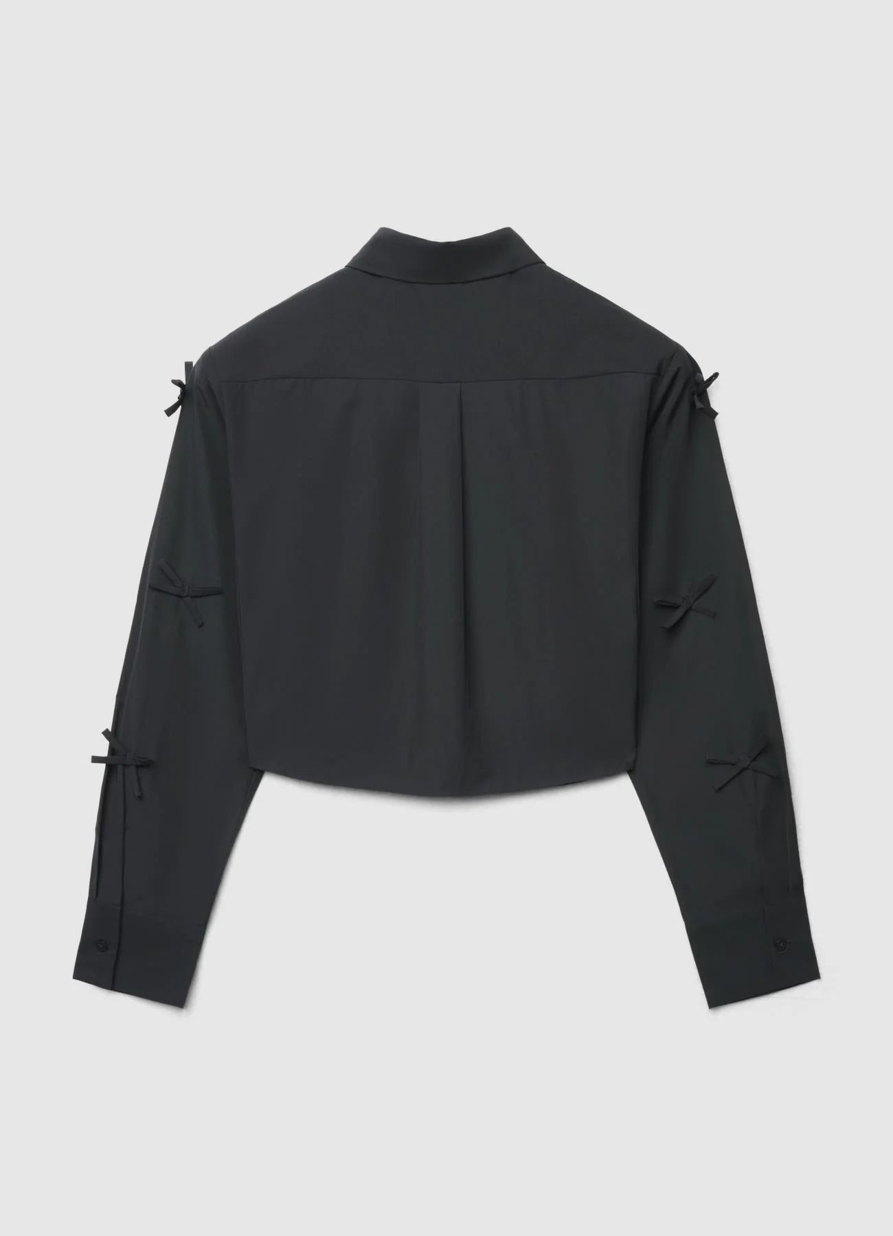 Camicia crop con fiocchi applicati - Image 6