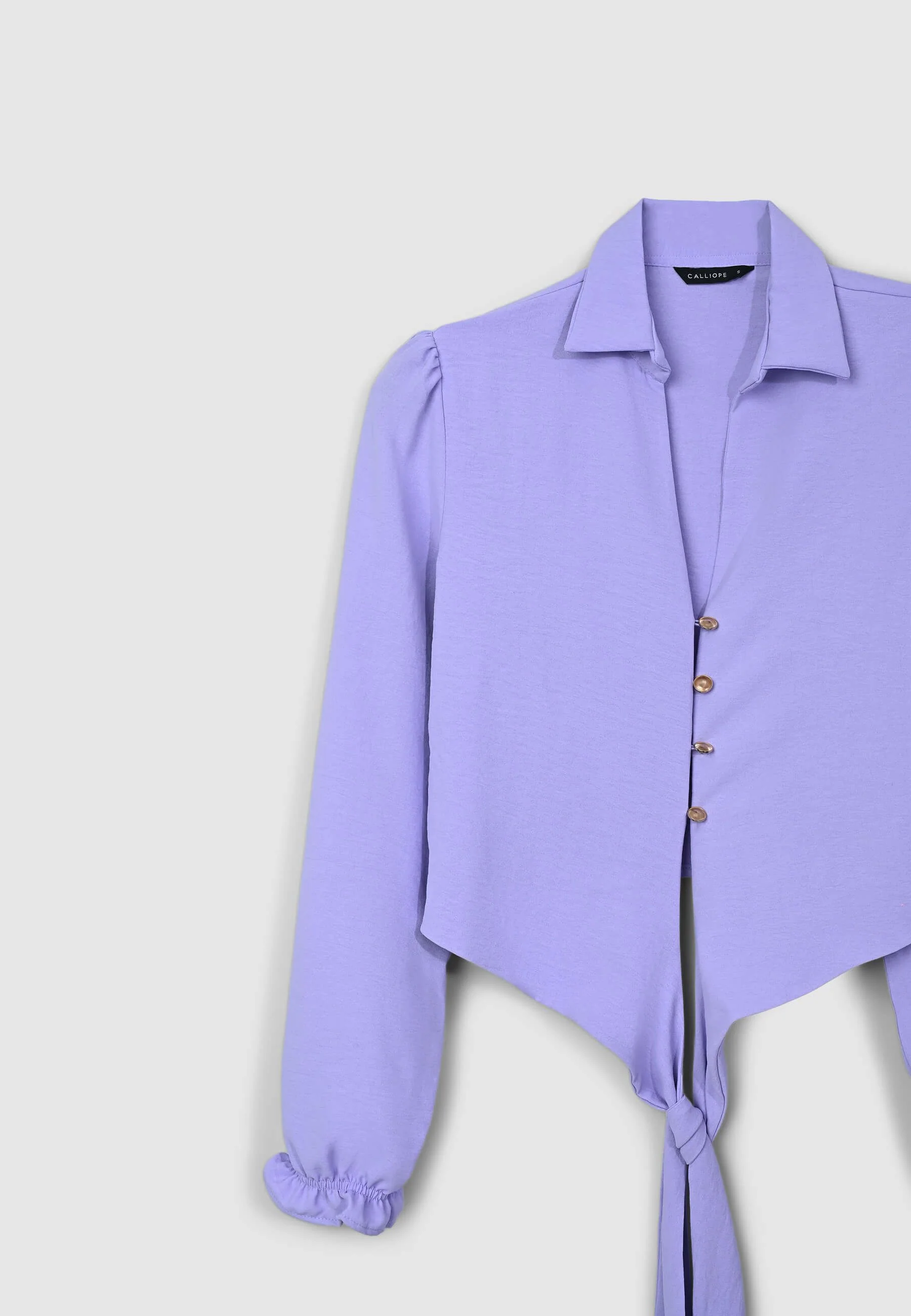 Camicia crop con nodo - Image 6