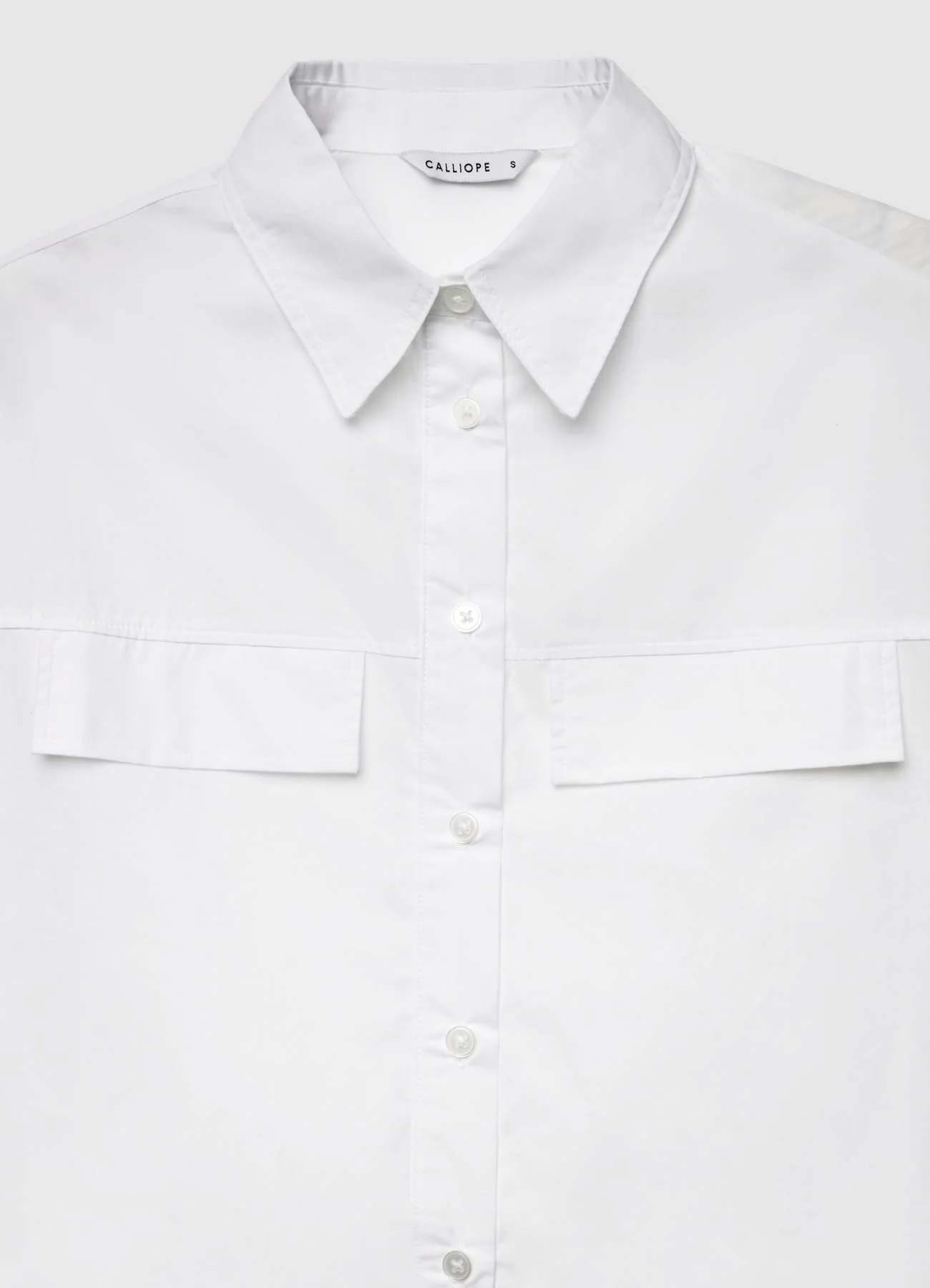 Camicia crop con tasconi - Image 4
