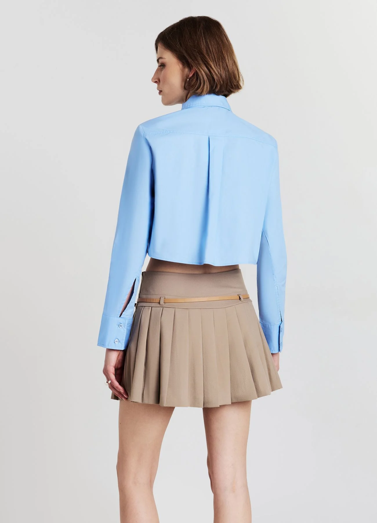 Camicia crop cravatta - Image 3