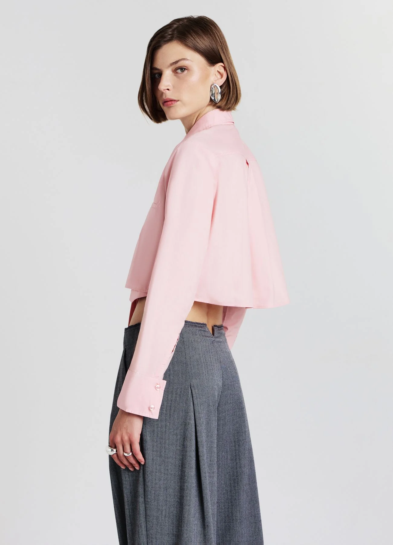 Camicia crop cravatta - Image 2