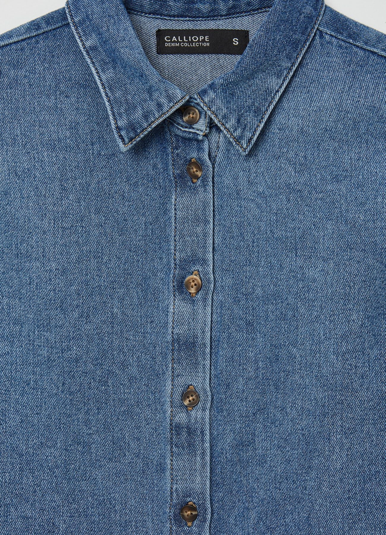 Camicia crop denim - Image 6