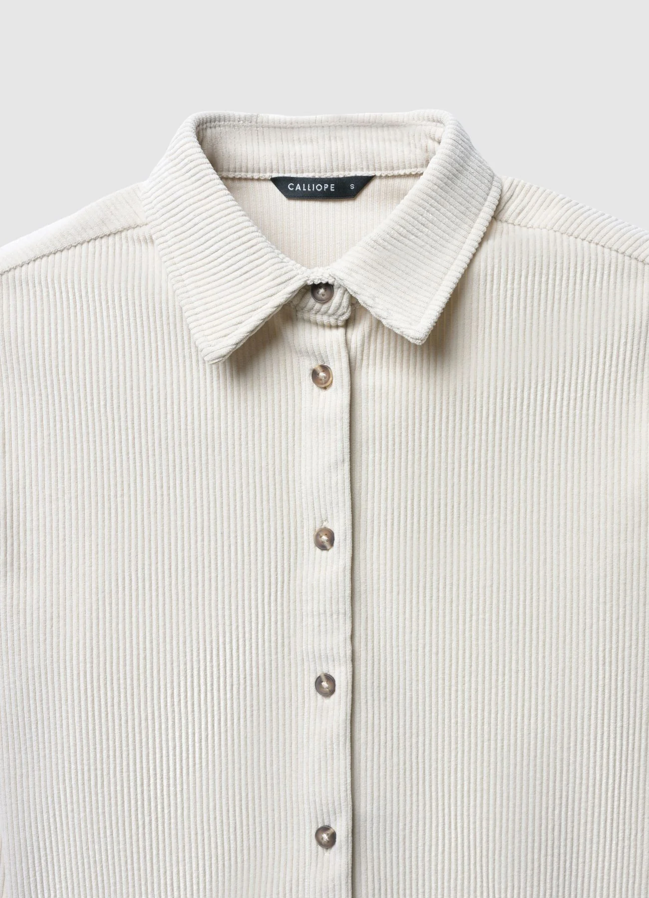 Camicia crop effetto velluto a coste - Image 5