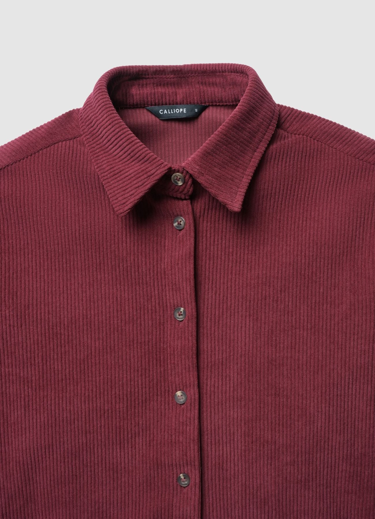 Camicia crop effetto velluto a coste - Image 5