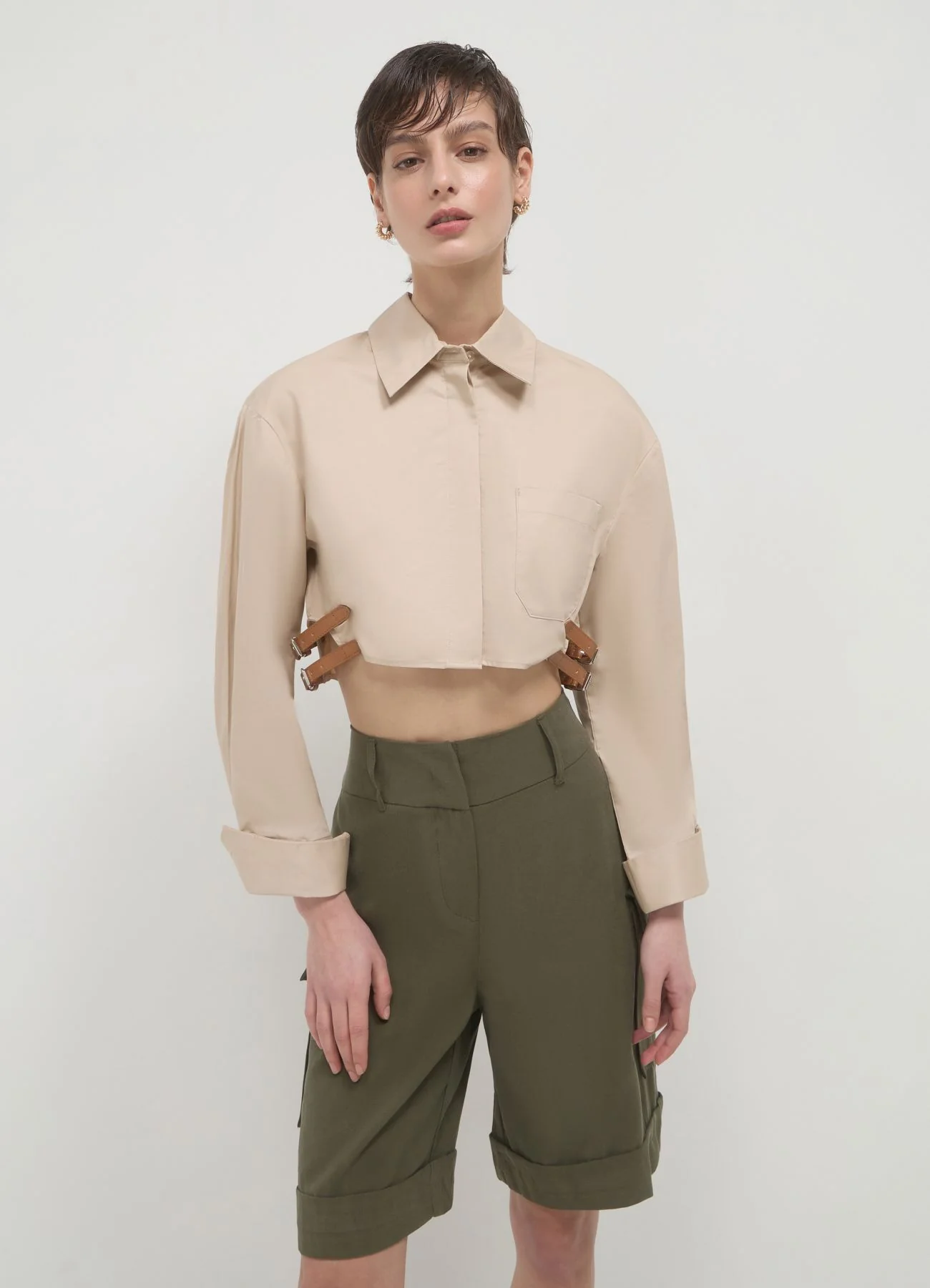 Camicia crop fibbie - Image 3