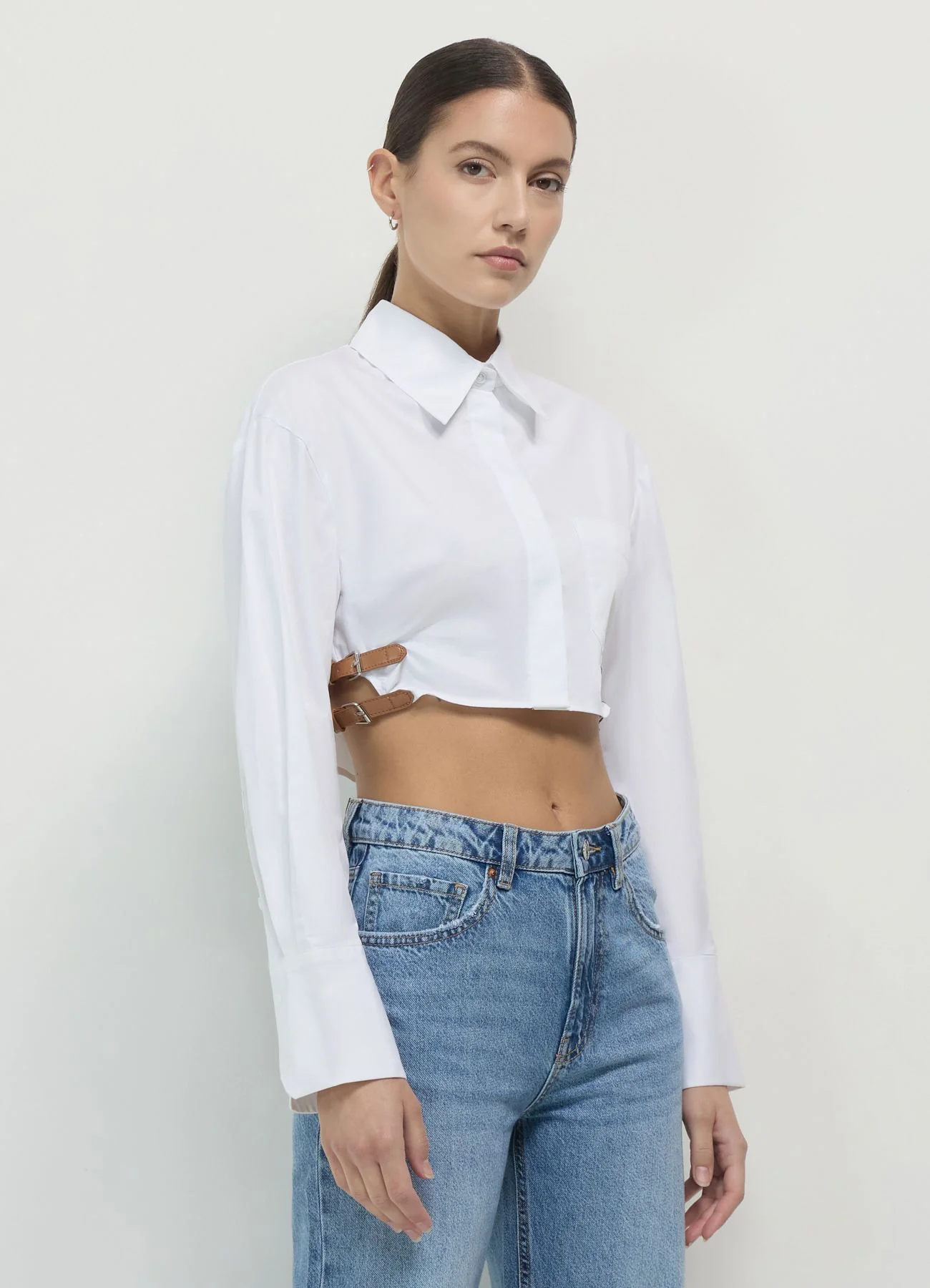 Camicia crop fibbie - Image 2
