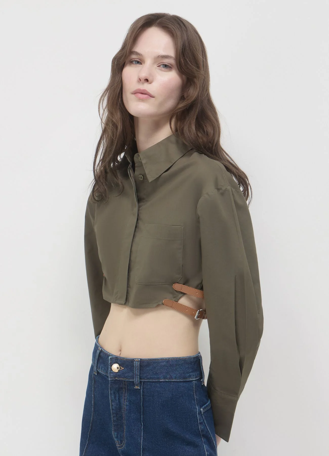 Camicia crop fibbie - Image 3