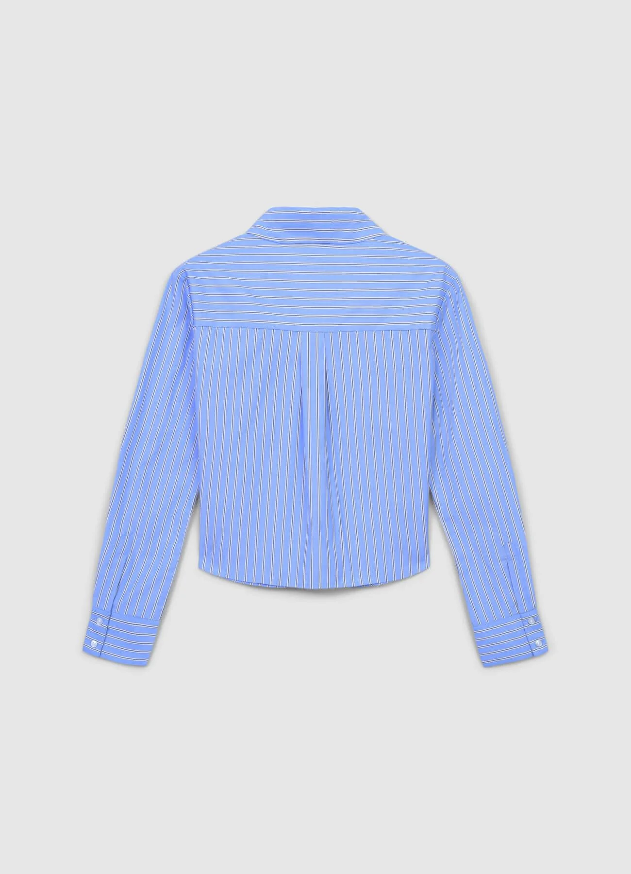 Camicia crop tasche a righe - Image 5