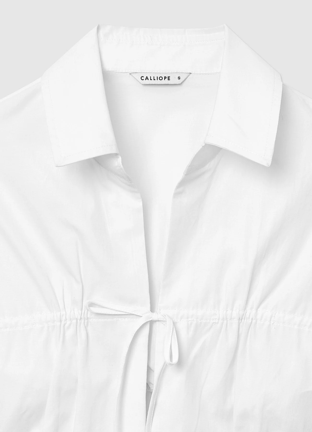 Camicia cropped con laccetti - Image 5