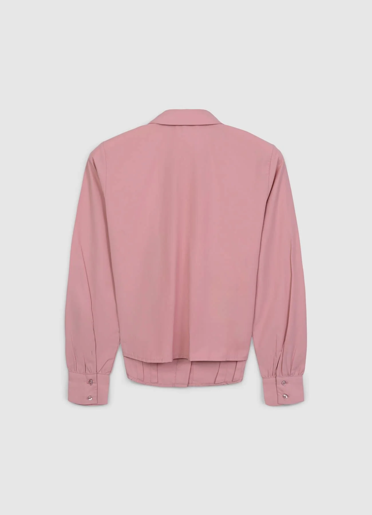 Camicia cropped con pinces - Image 4