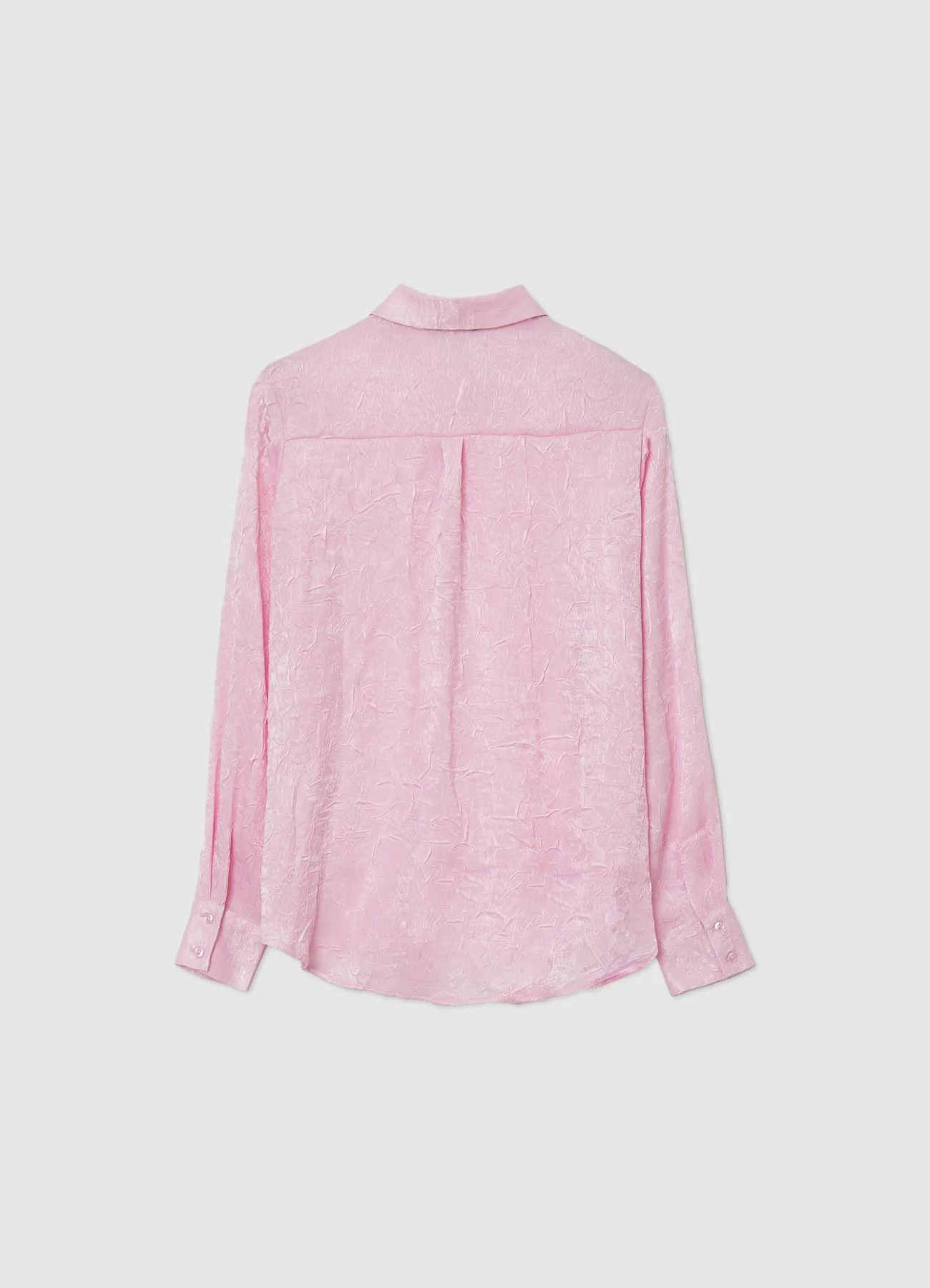 Camicia effetto raso crepe - Image 4
