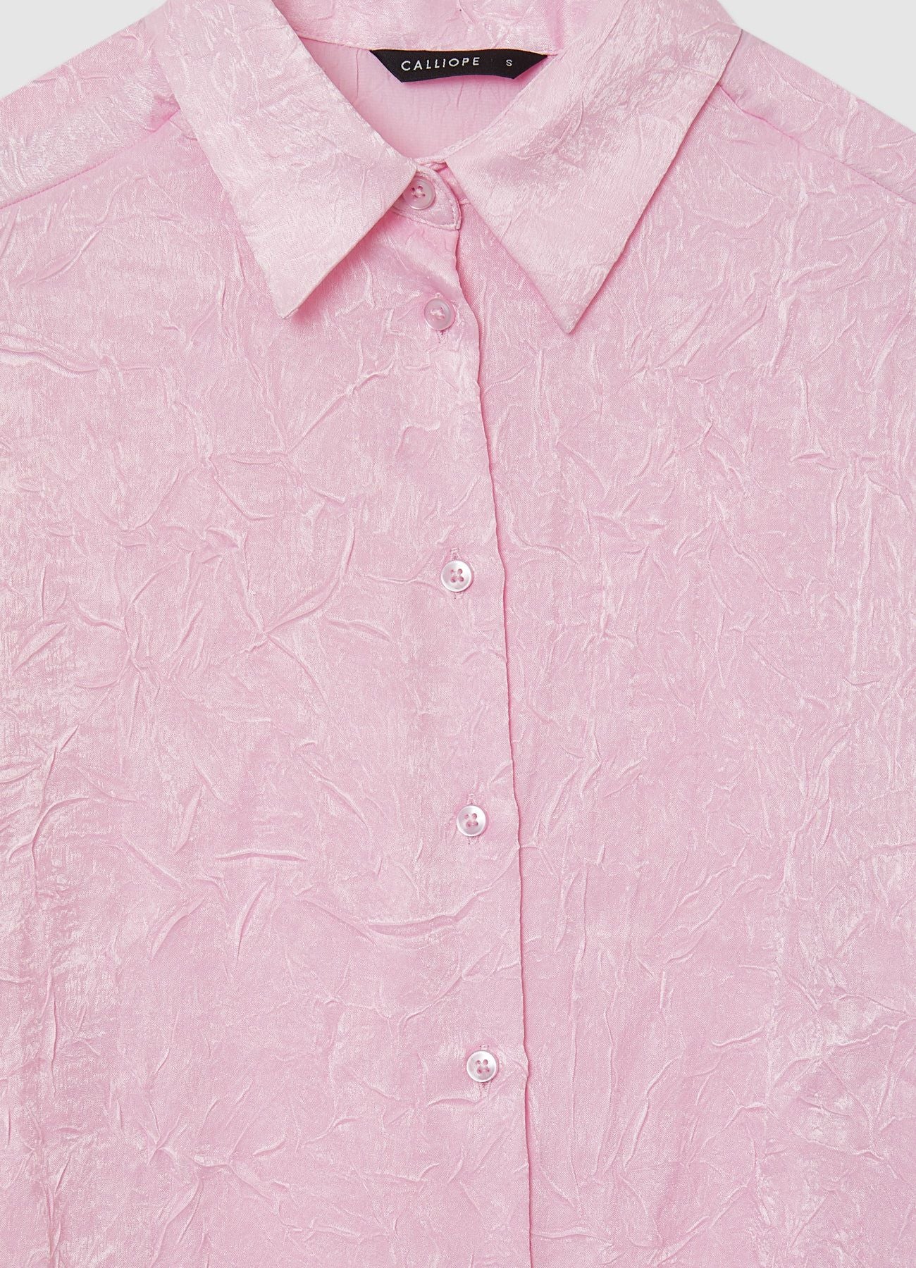 Camicia effetto raso crepe - Image 5