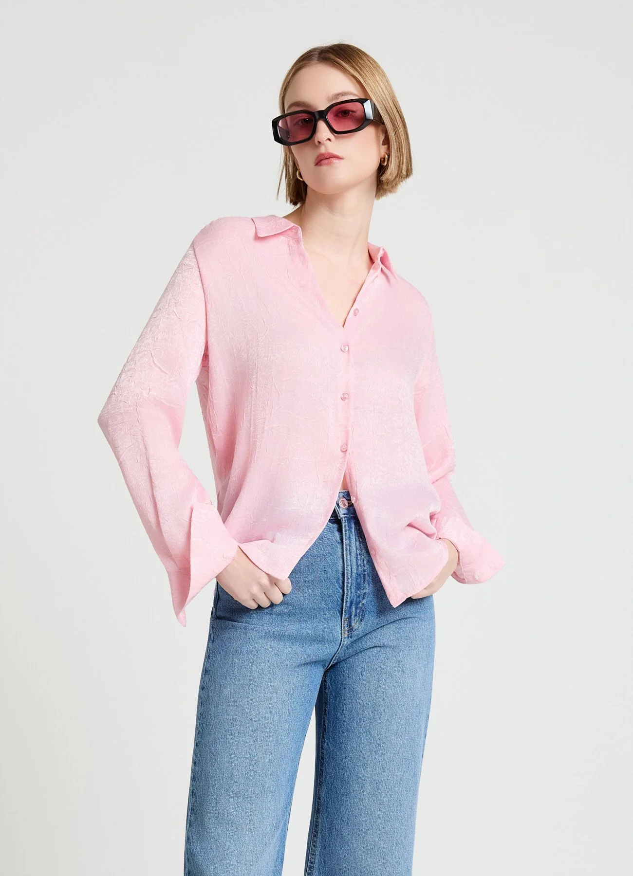 Camicia effetto stropicciato - Image 2