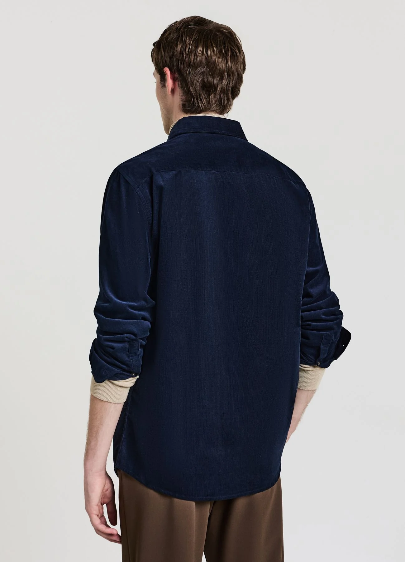 Camicia effetto velluto