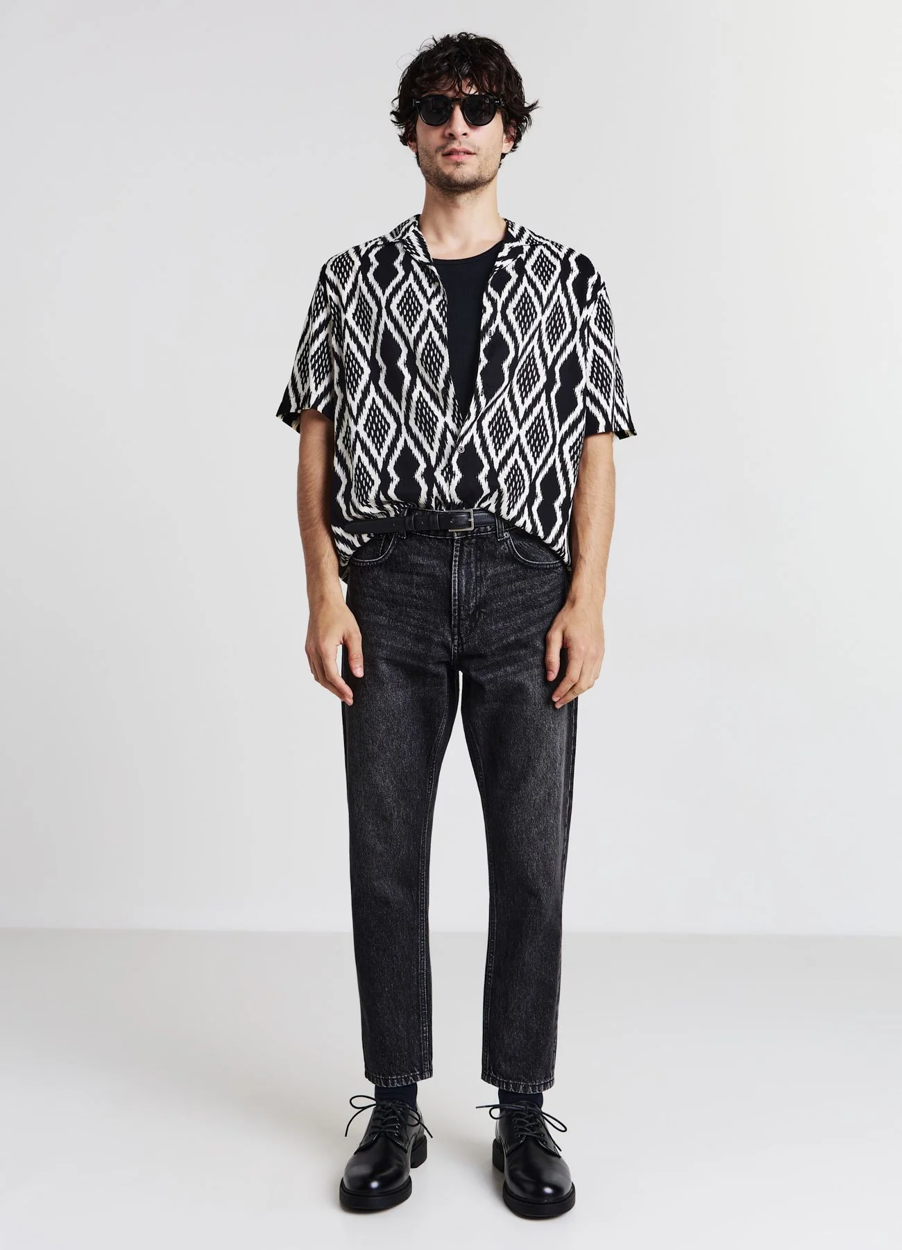 Camicia fantasia rombi