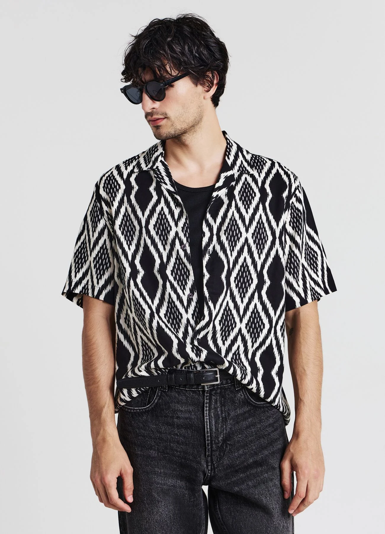 Camicia fantasia rombi - Image 2